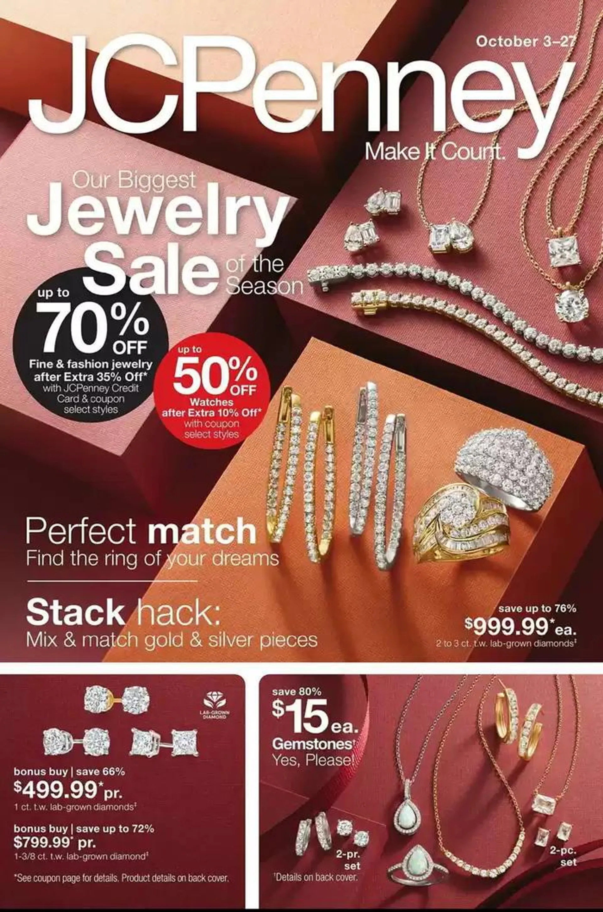 Weekly ad JC Penney weekly ad from October 3 to October 27 2024 - Page 1