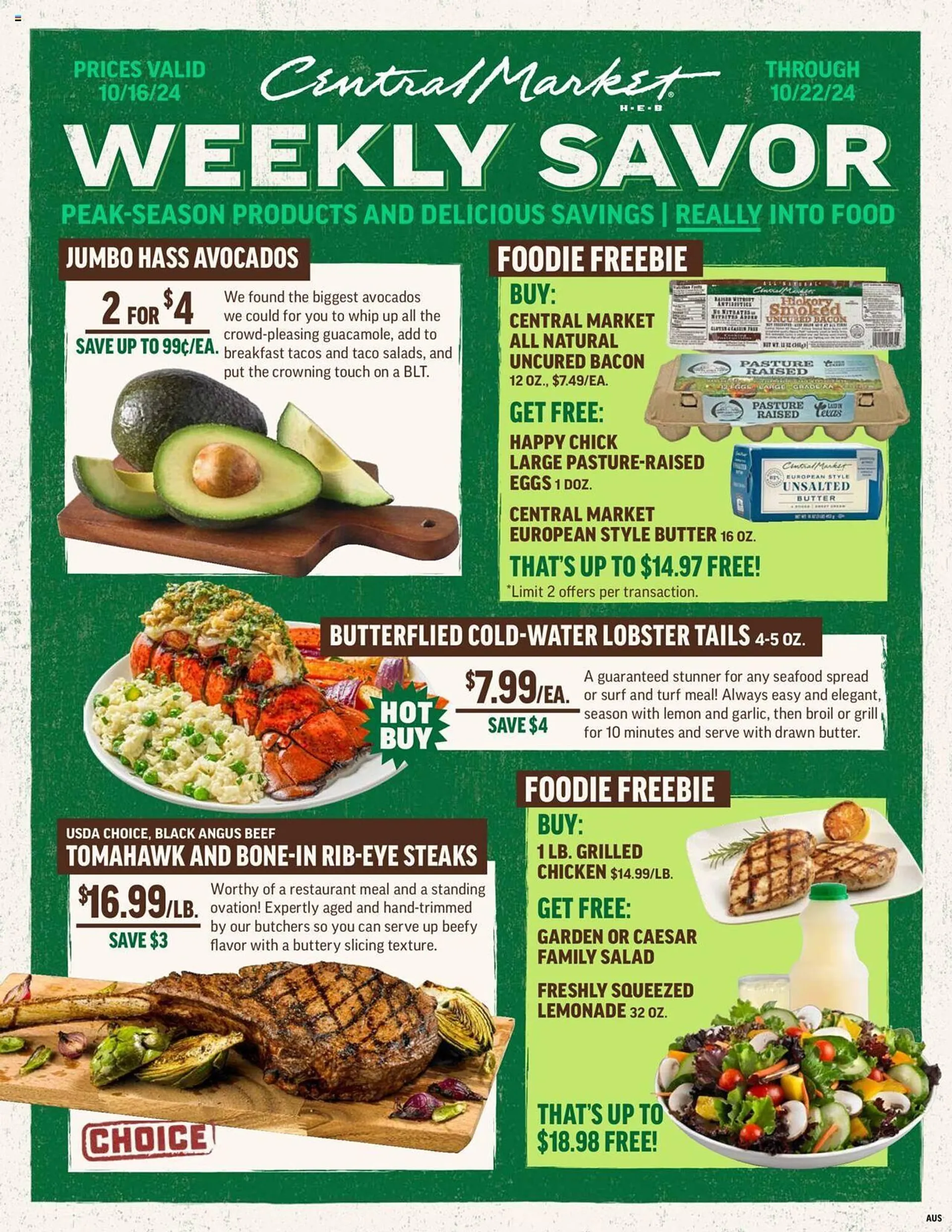 Central Market Weekly Ad - 1