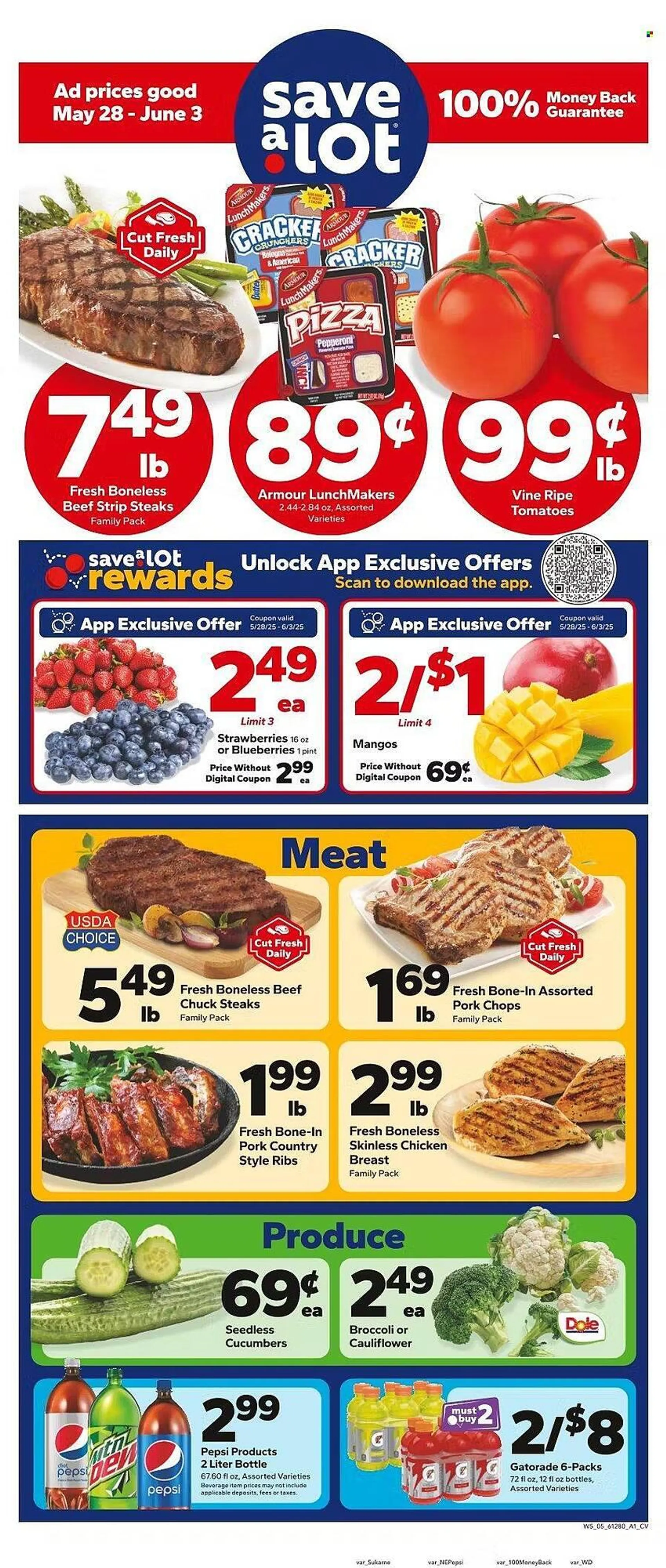 Weekly ad Save a Lot Weekly Ad from May 28 to June 3 2025 - Page 1