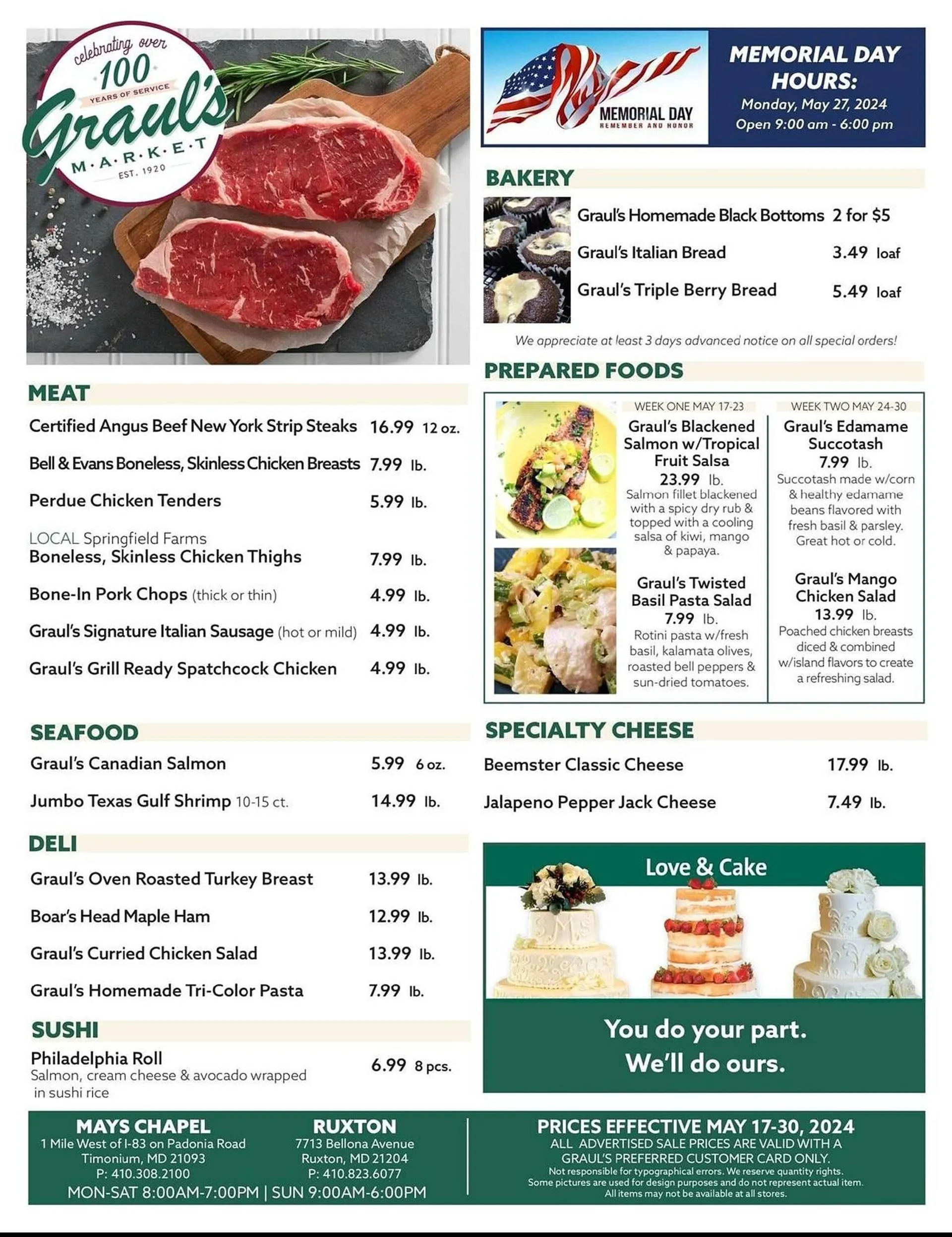 Grauls Market Weekly Ad - 1