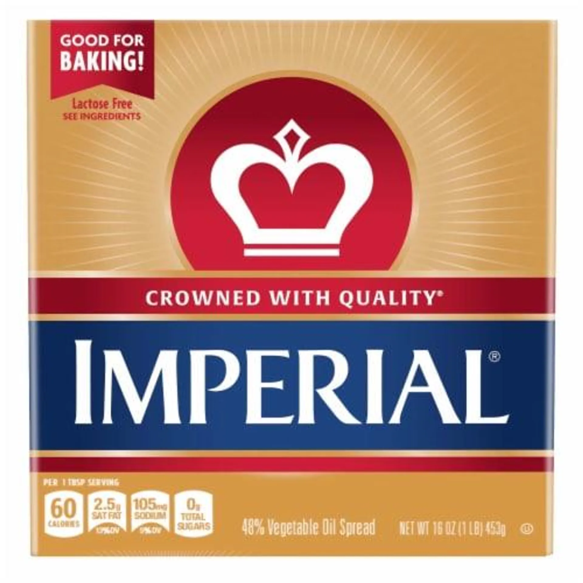 Imperial Vegetable Oil Spread Sticks 16 oz