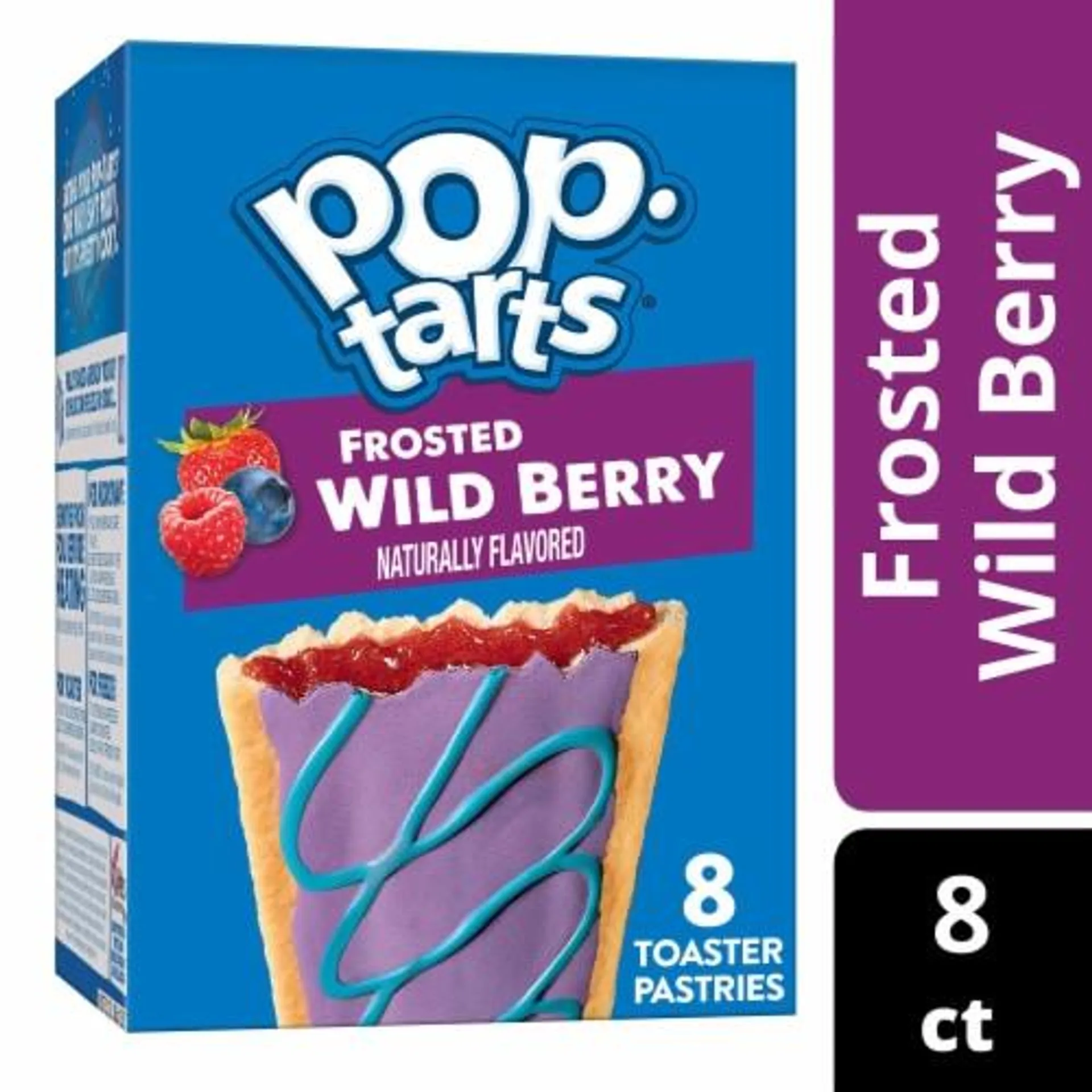 Kellogg's Pop-Tarts Frosted Wild Berry Toaster Pastries