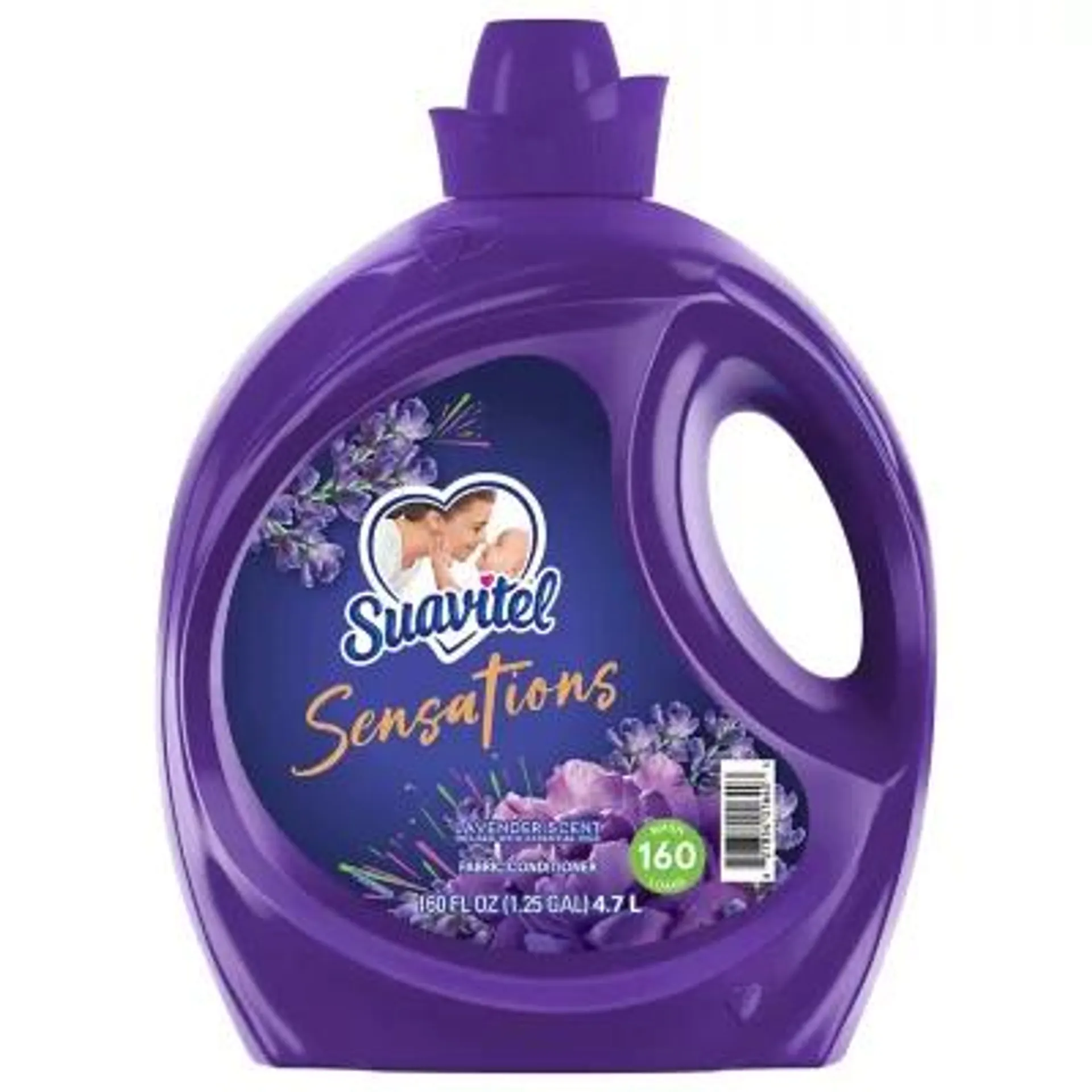 Suavitel Sensations Liquid Fabric Softener, Lavender, 160 loads, 160 fl. oz.