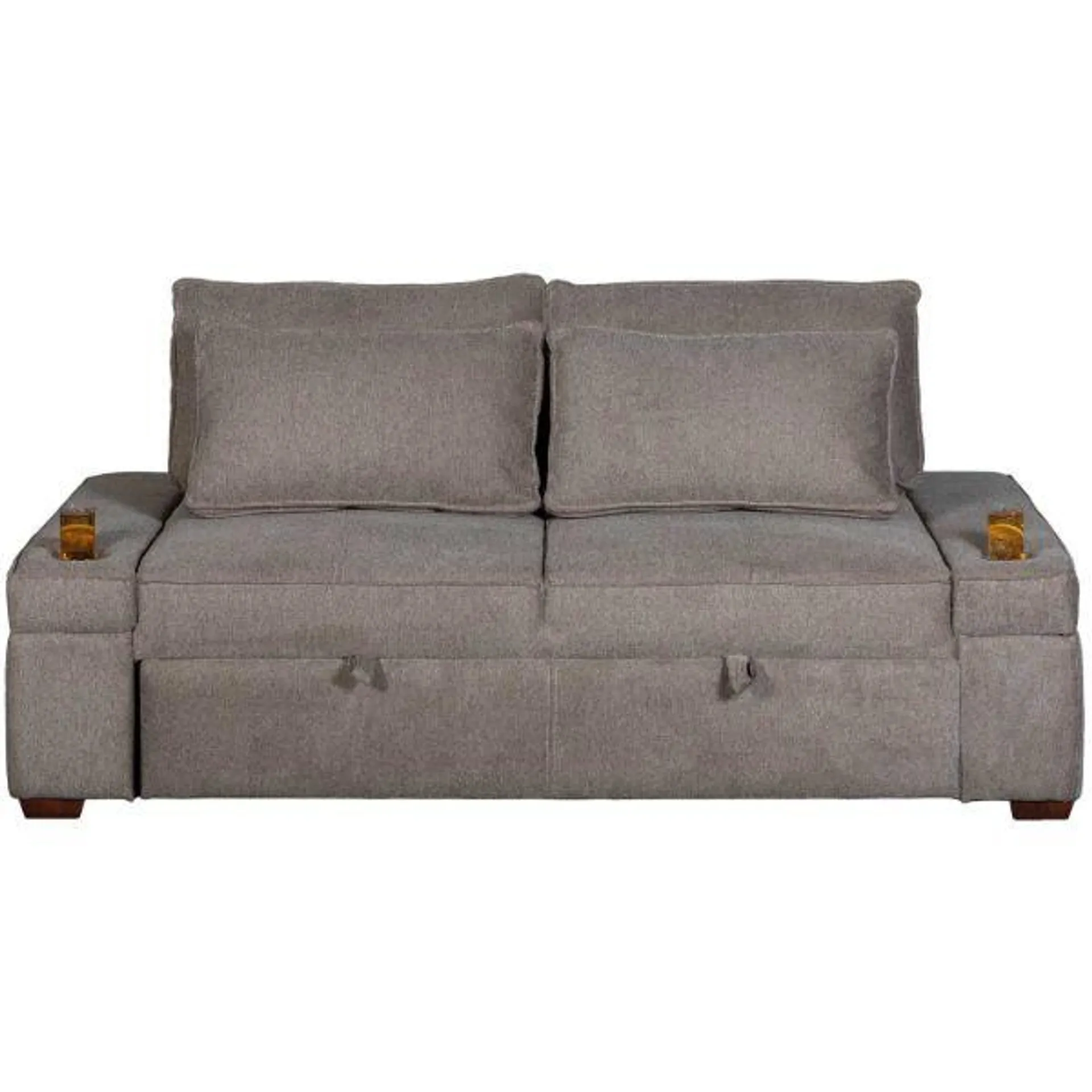 Zoona Taupe Sofa with Pull Out Bed