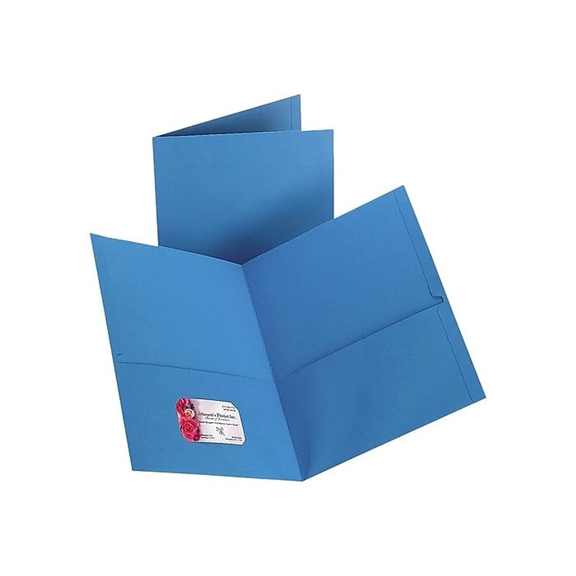 Staples 10% Recycled Smooth 2-Pocket Paper Presentation Folder,