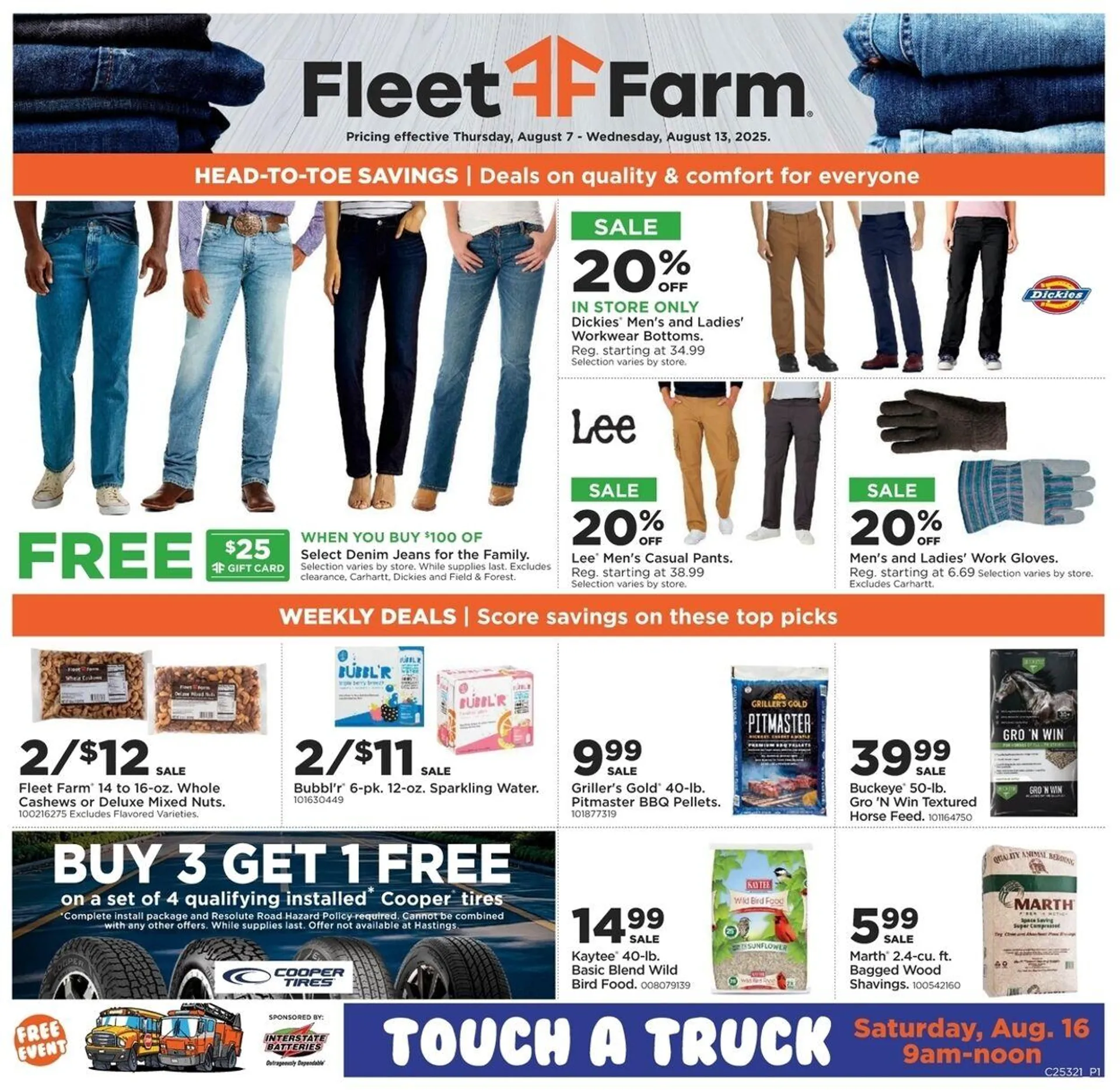 Weekly ad Mills Fleet Farm from August 7 to August 13 2025 - Page 1