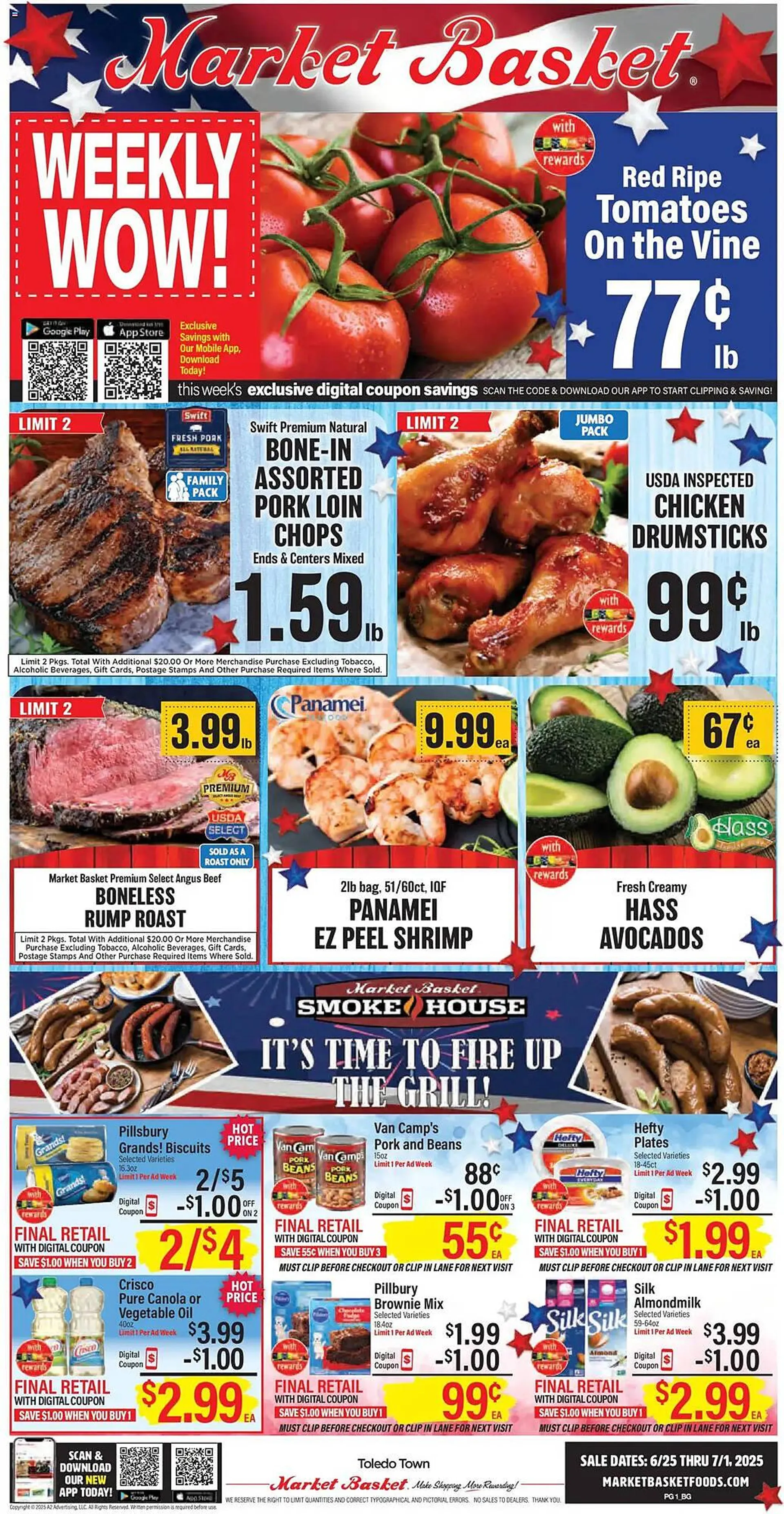 Weekly ad Market Basket Weekly Ad from June 25 to July 2 2025 - Page 1