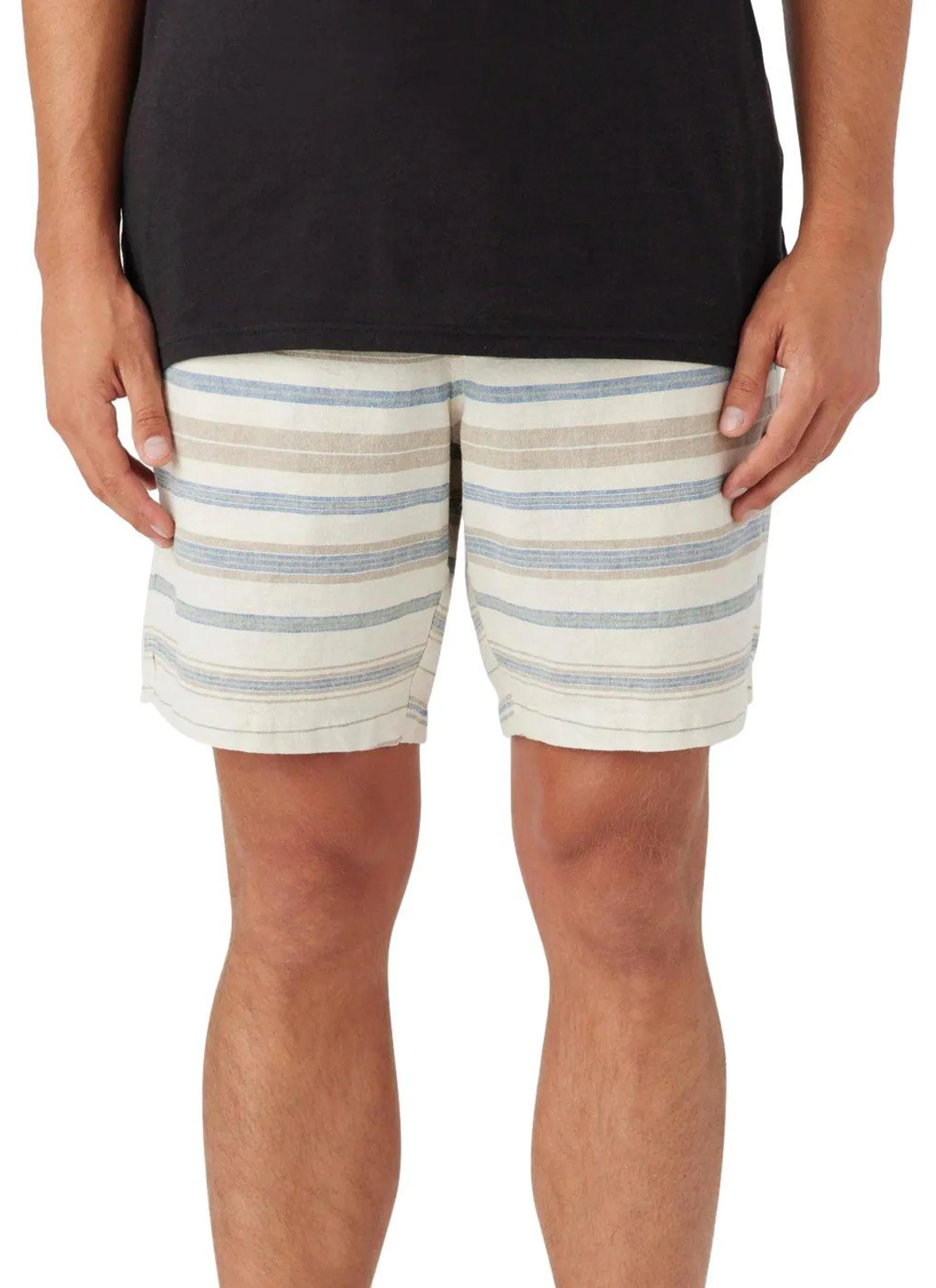 O'Neill Mens 18 in. Low Key Stripe Shorts