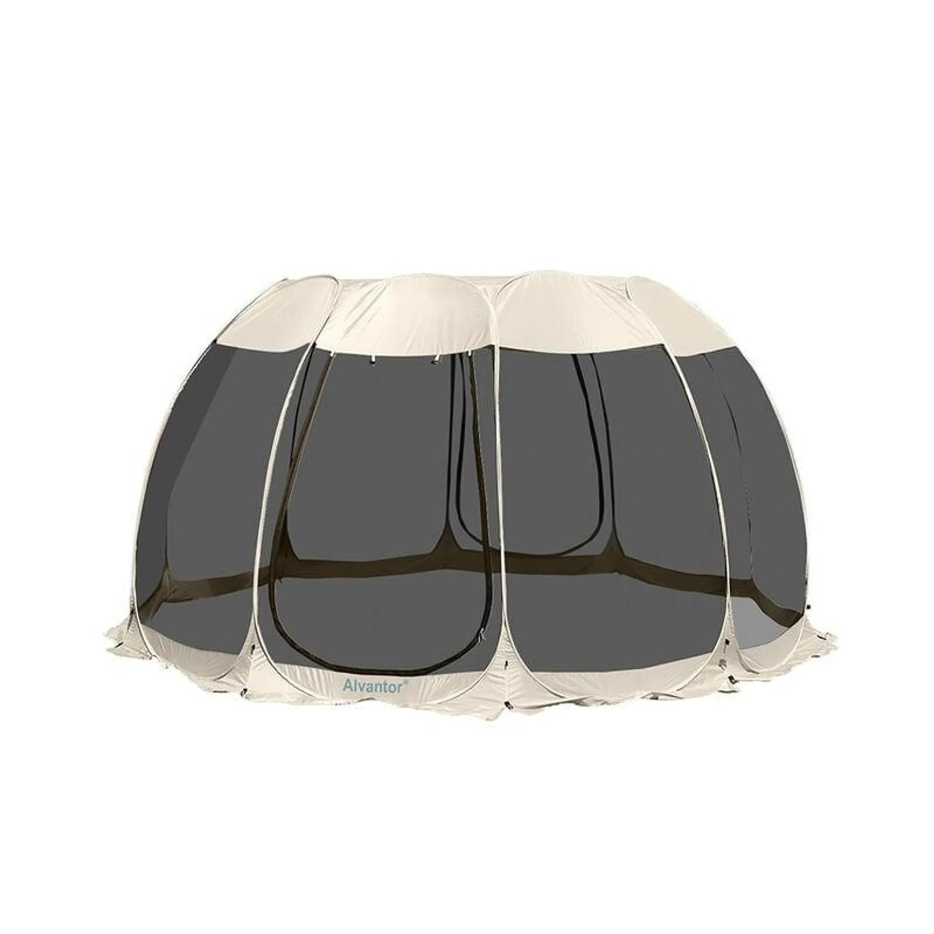 Alvantor Pop-Up Screen House Tent, 15' x 15', Beige