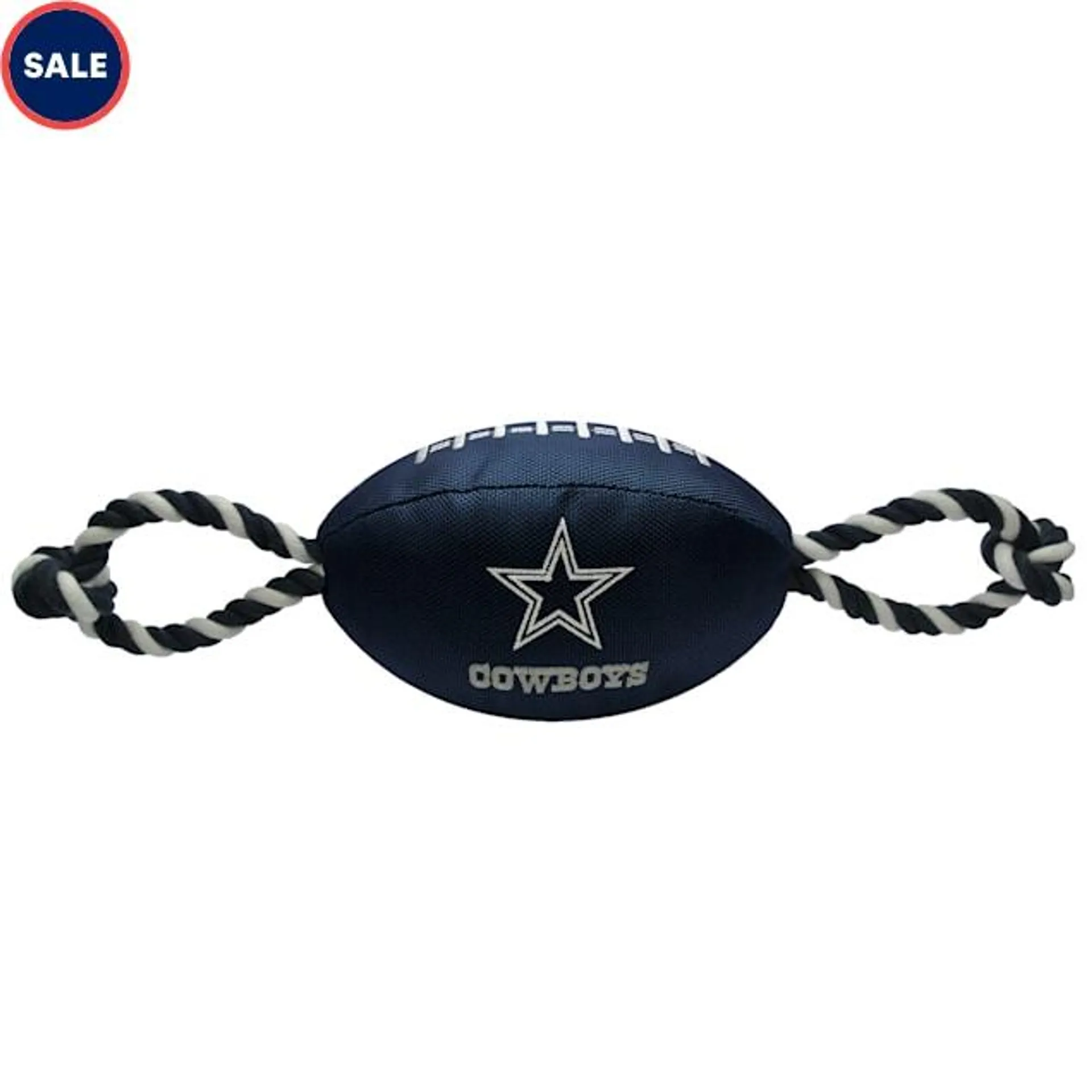 Pets First Dallas Cowboys Football Dog Toy, Medium
