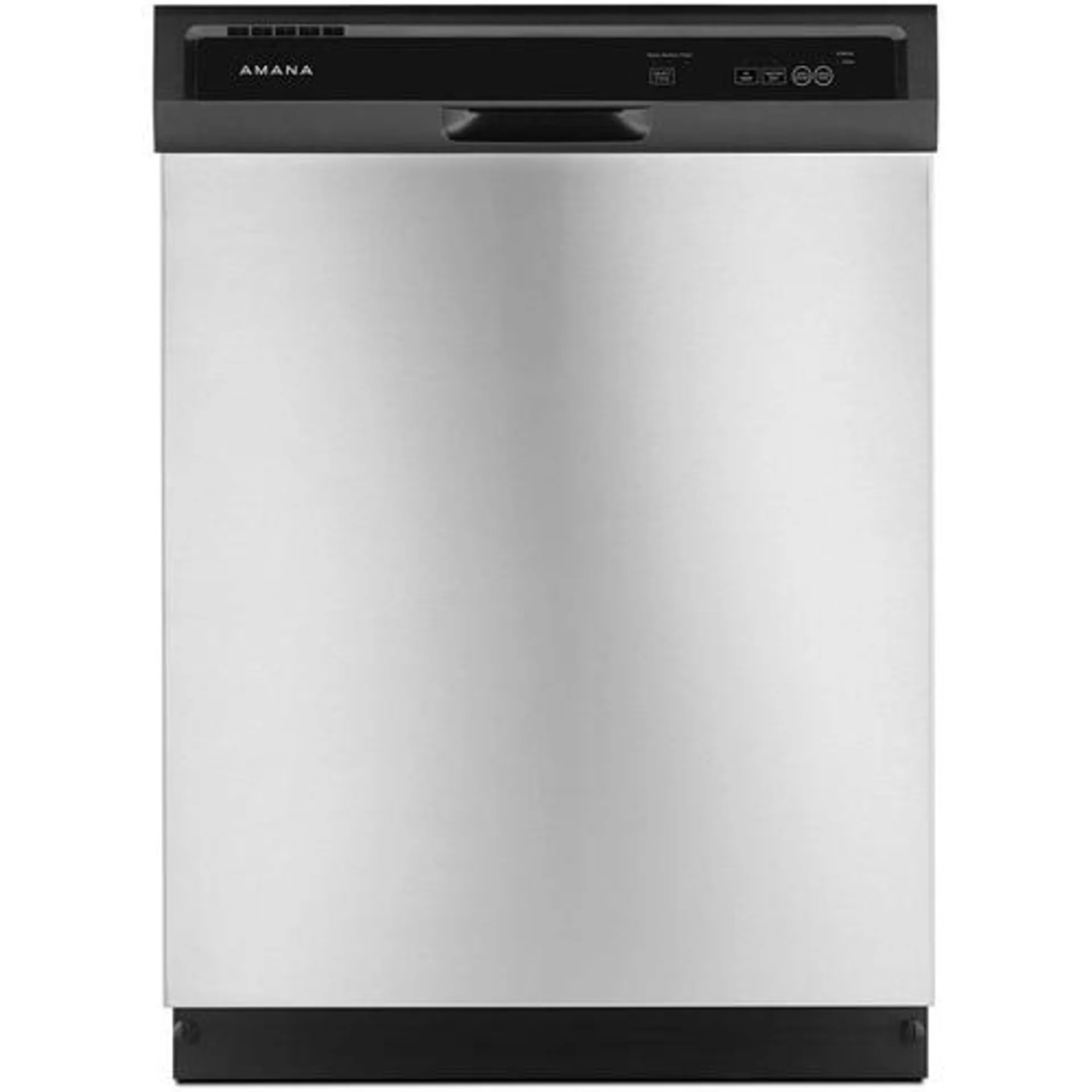 63 dBA Front Control Dishwasher in Stainless Steel with Triple Filter Wash System