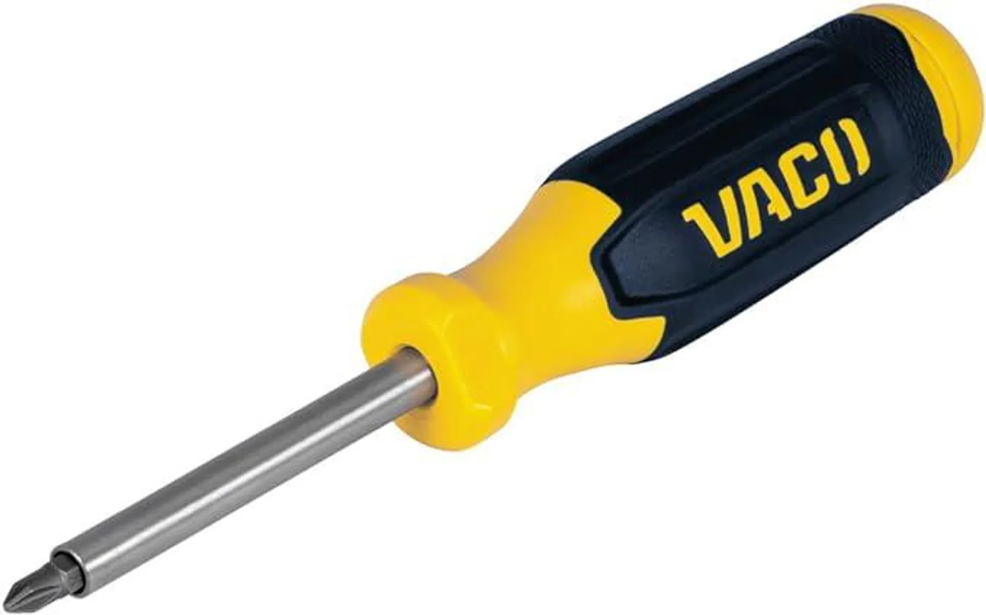 VACO VAC1230 Multi-Bit Screwdriver, 23-in-1 Magnetic Tool with 1/4-Inch Nut Driver and Comfort Handle