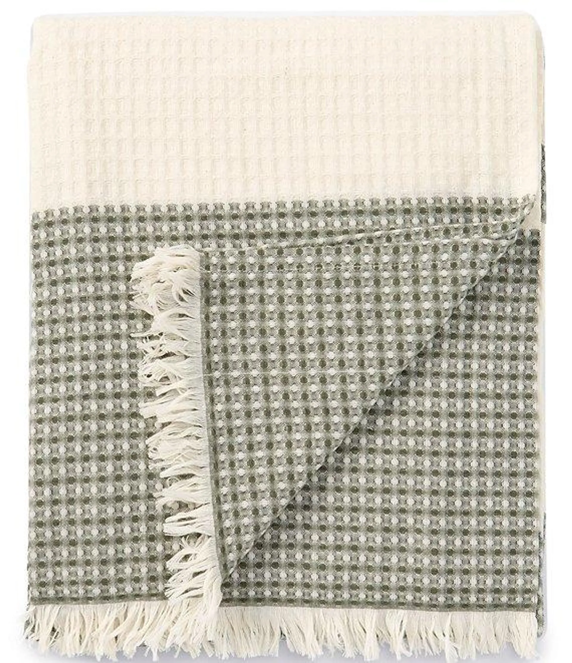 Alcott Stripe Fringe Throw