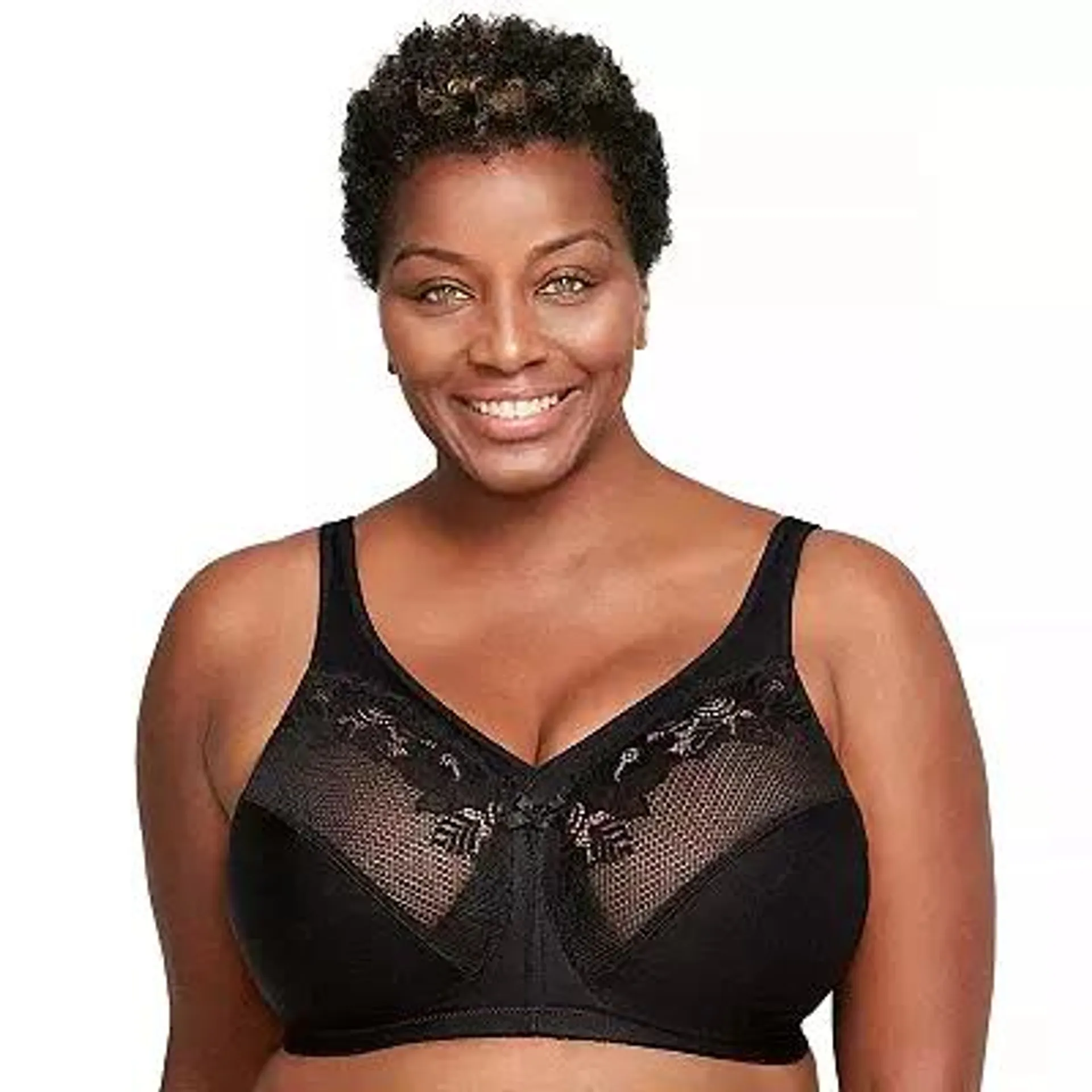 Glamorise Full-Figure MagicLift Wire-free Minimizer Support Bra 1003