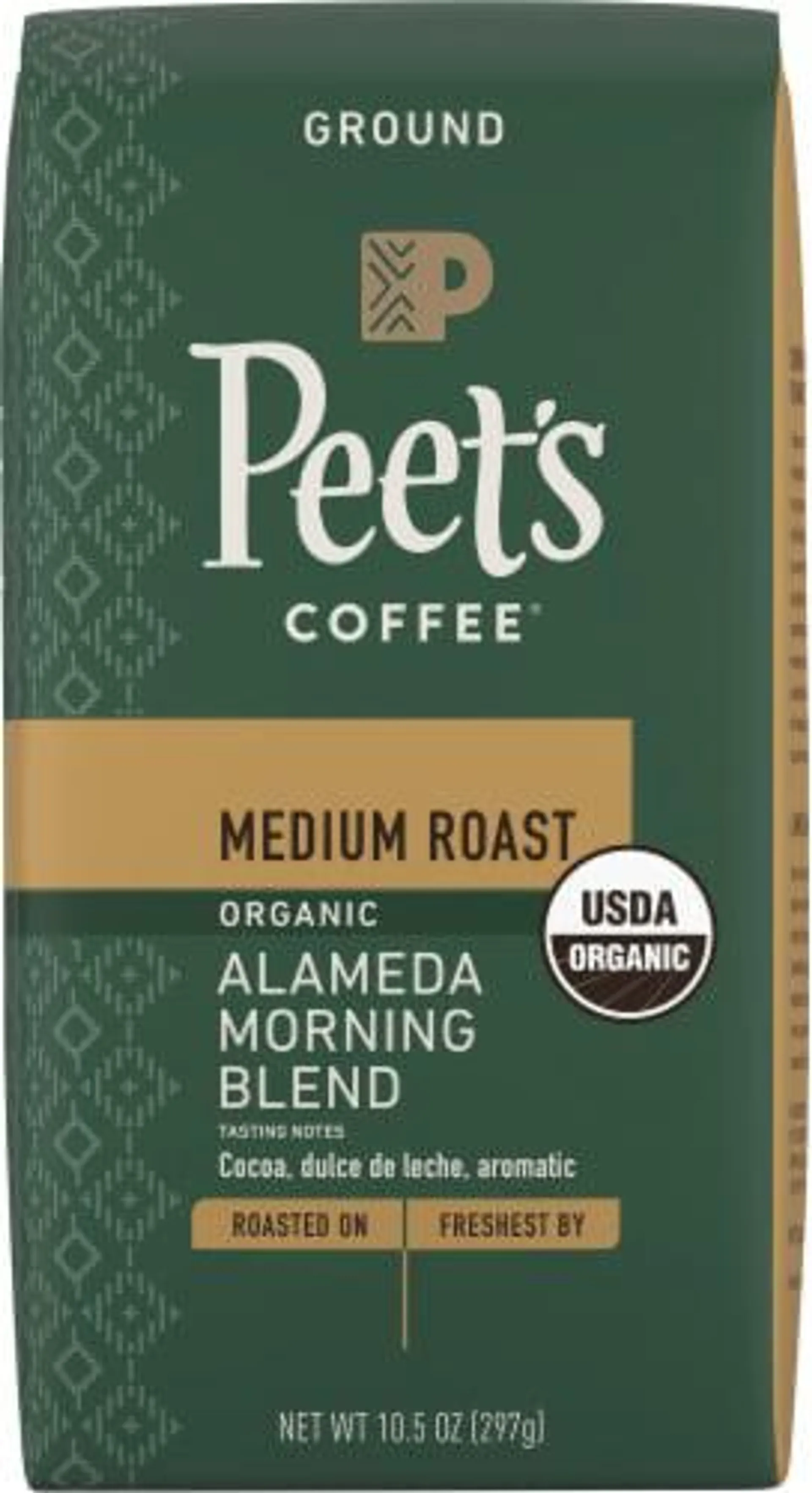 Peet's Organic Alameda Morning Blend Medium Roast Ground Coffee