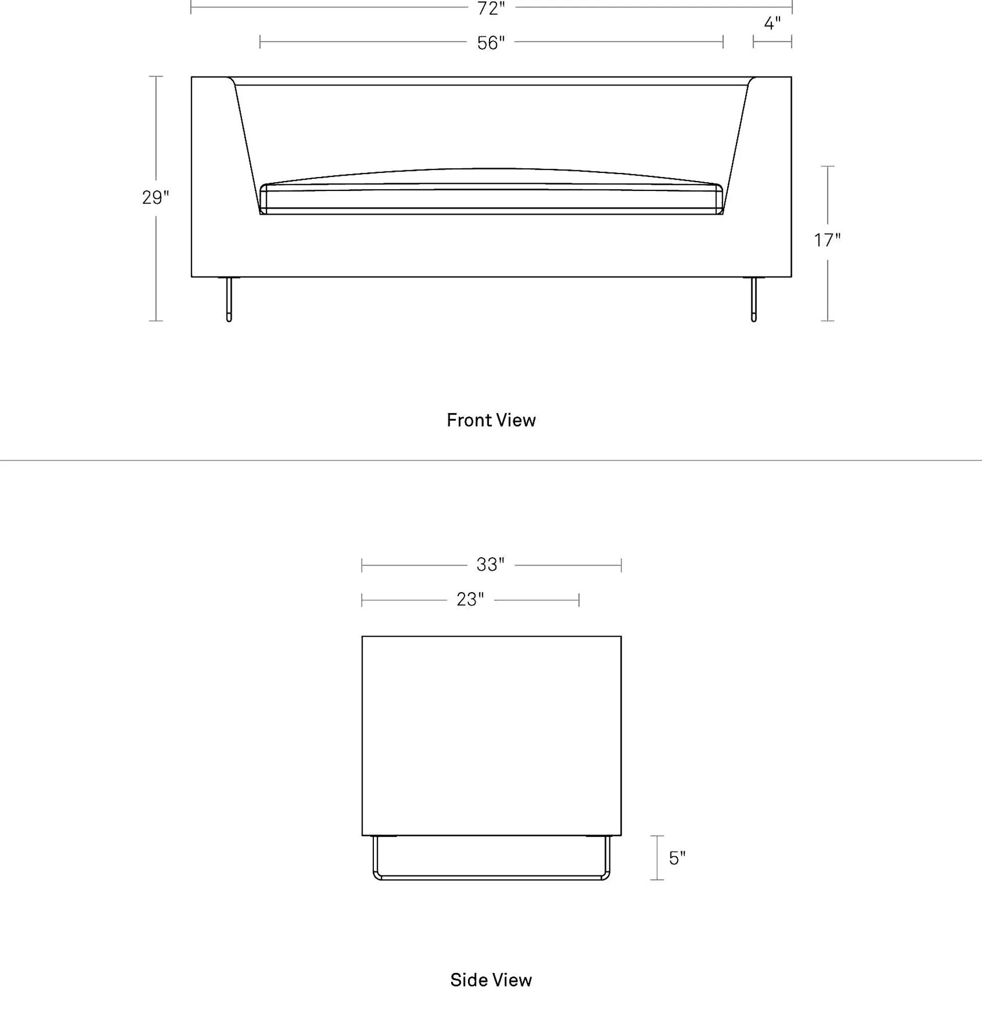 Bonnie 72" Sofa