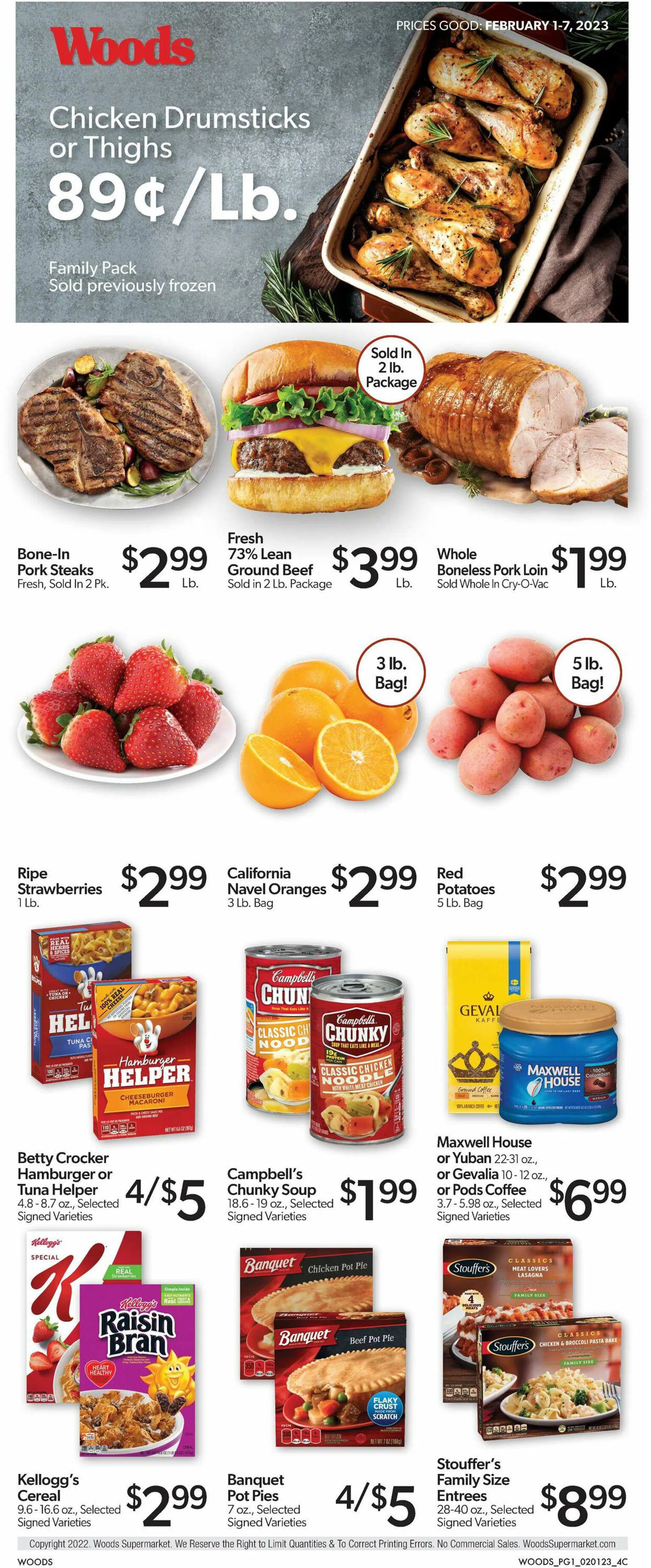 Woods Supermarket Current weekly ad - 1