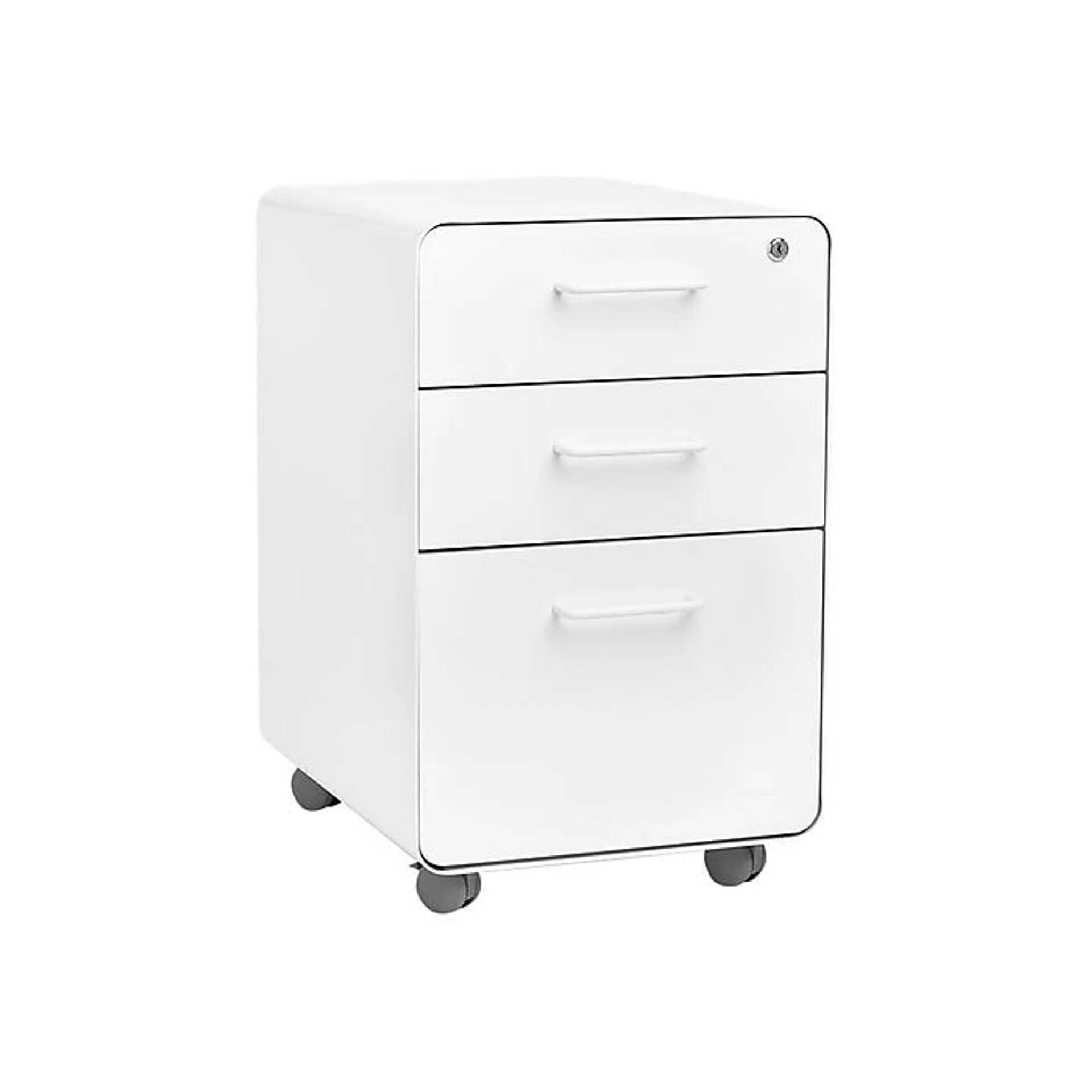 Poppin Stow 3-Drawer Vertical File Cabinet,