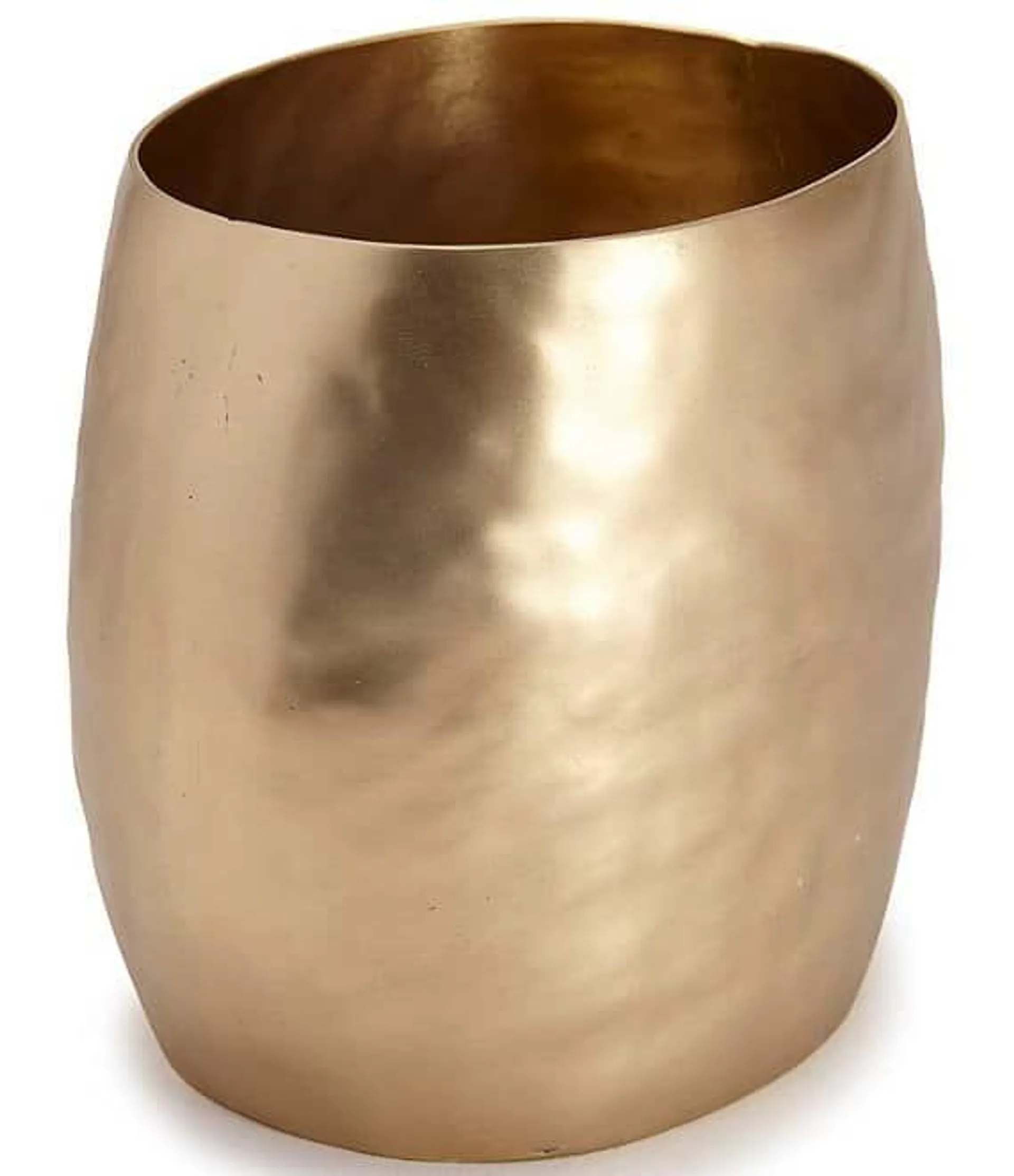 Nile Hammered Brass Toothbrush Holder