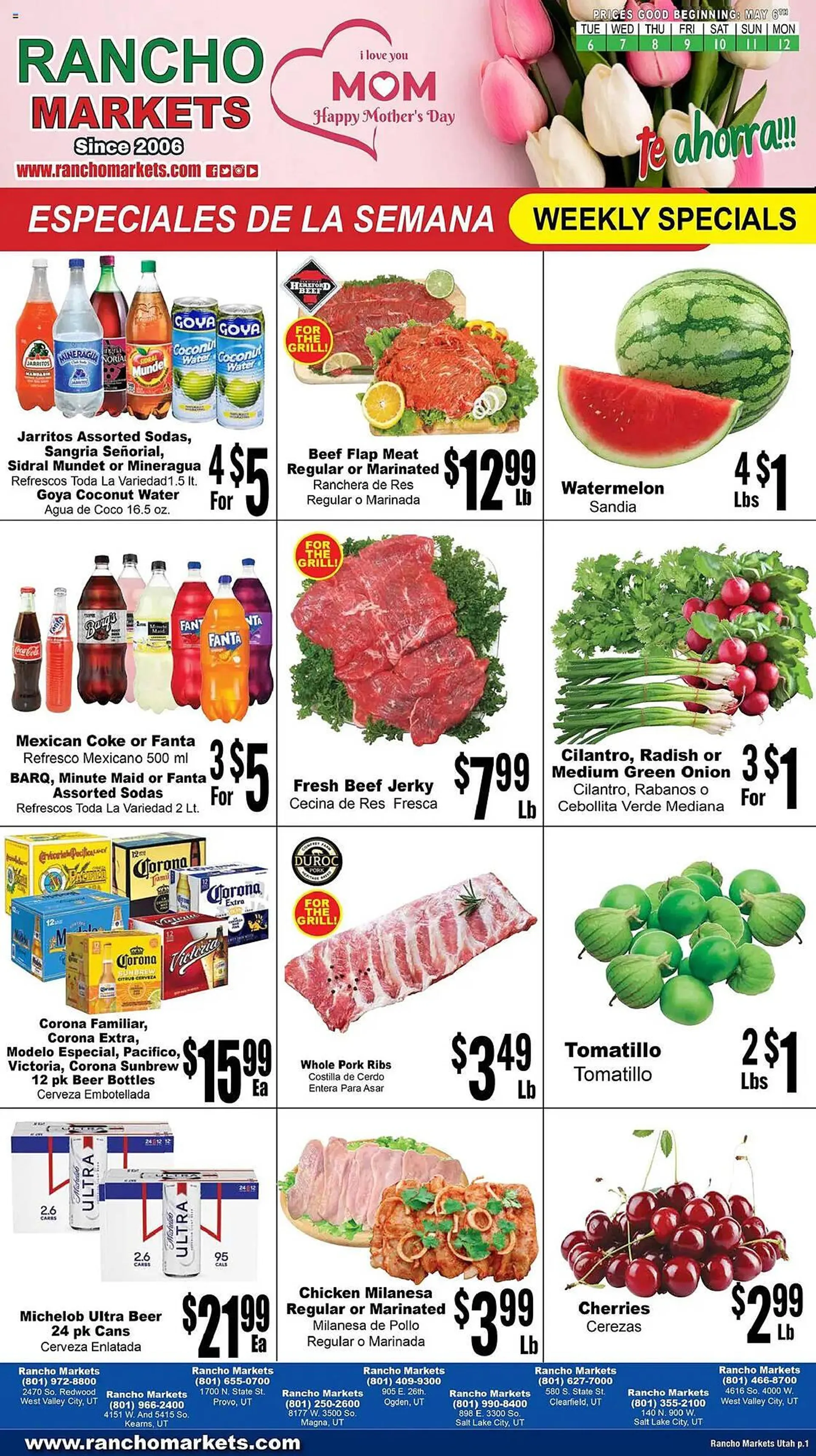 Rancho Markets Weekly Ad - 1