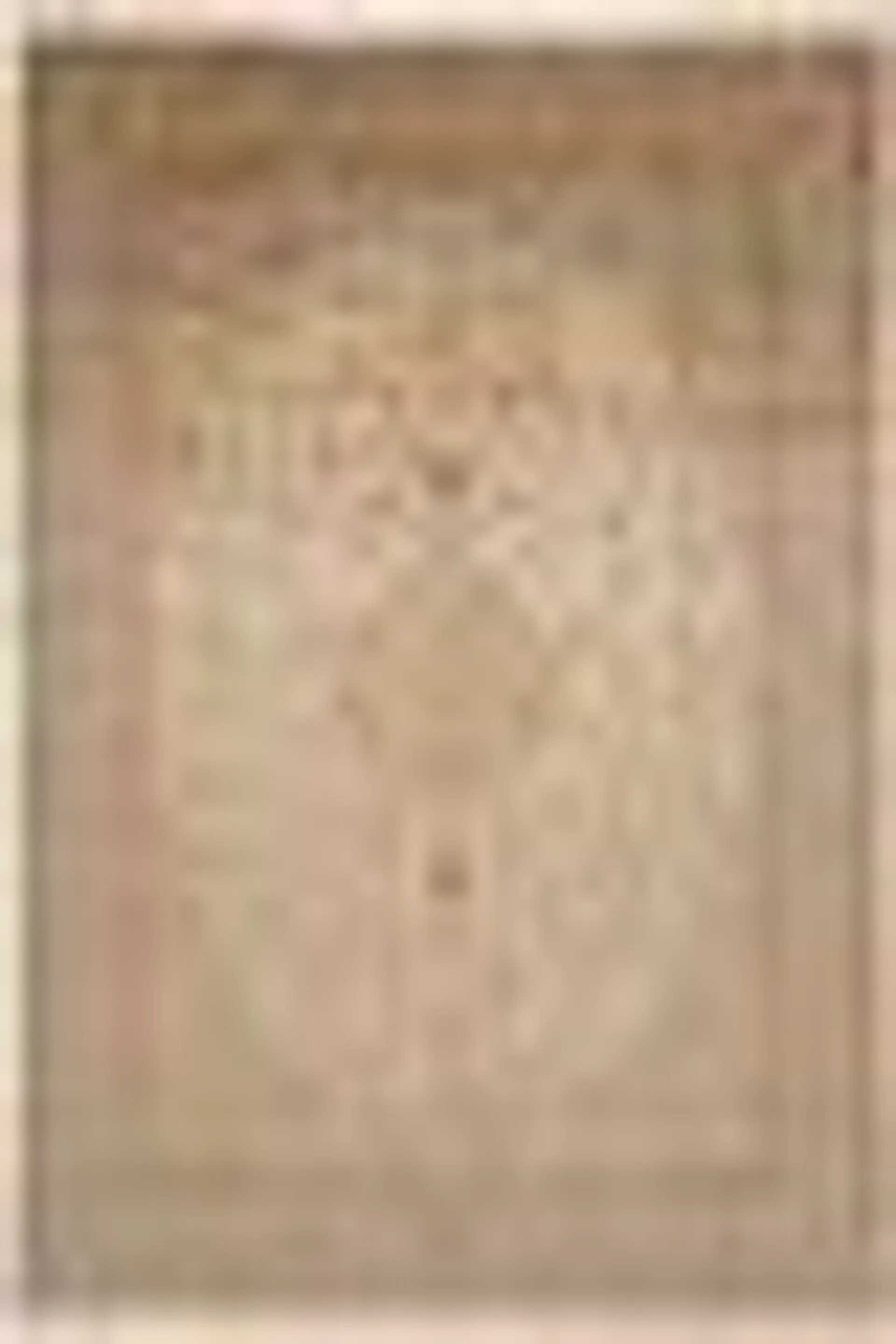 Middle Eastern Hand-Knotted Silk Kashmir Rug