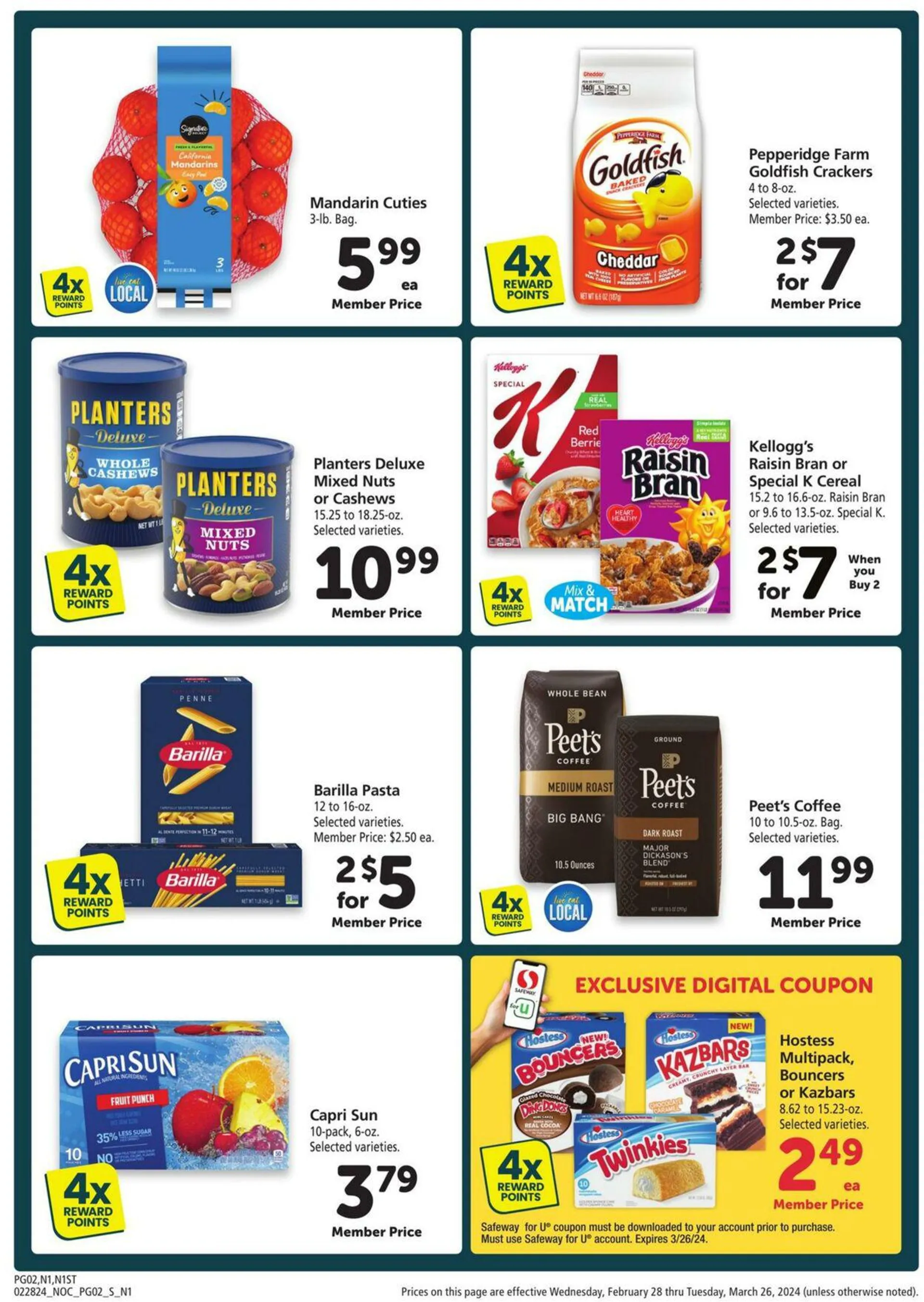 Weekly ad Safeway Current weekly ad from February 28 to March 26 2024 - Page 2