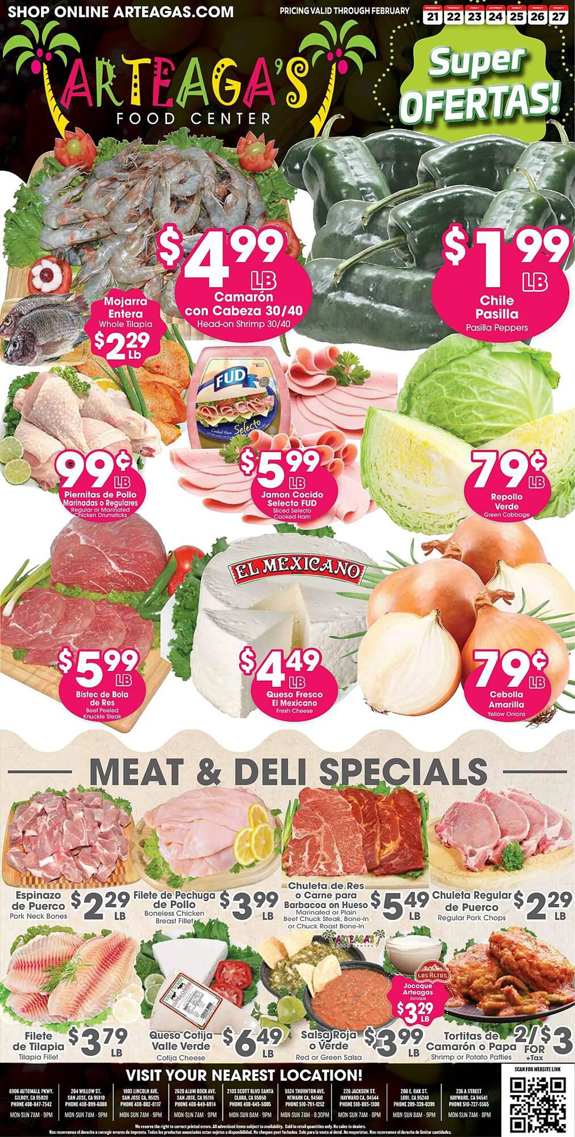 Weekly ad Arteagas Food Center ad from February 21 to February 27 2024 - Page 