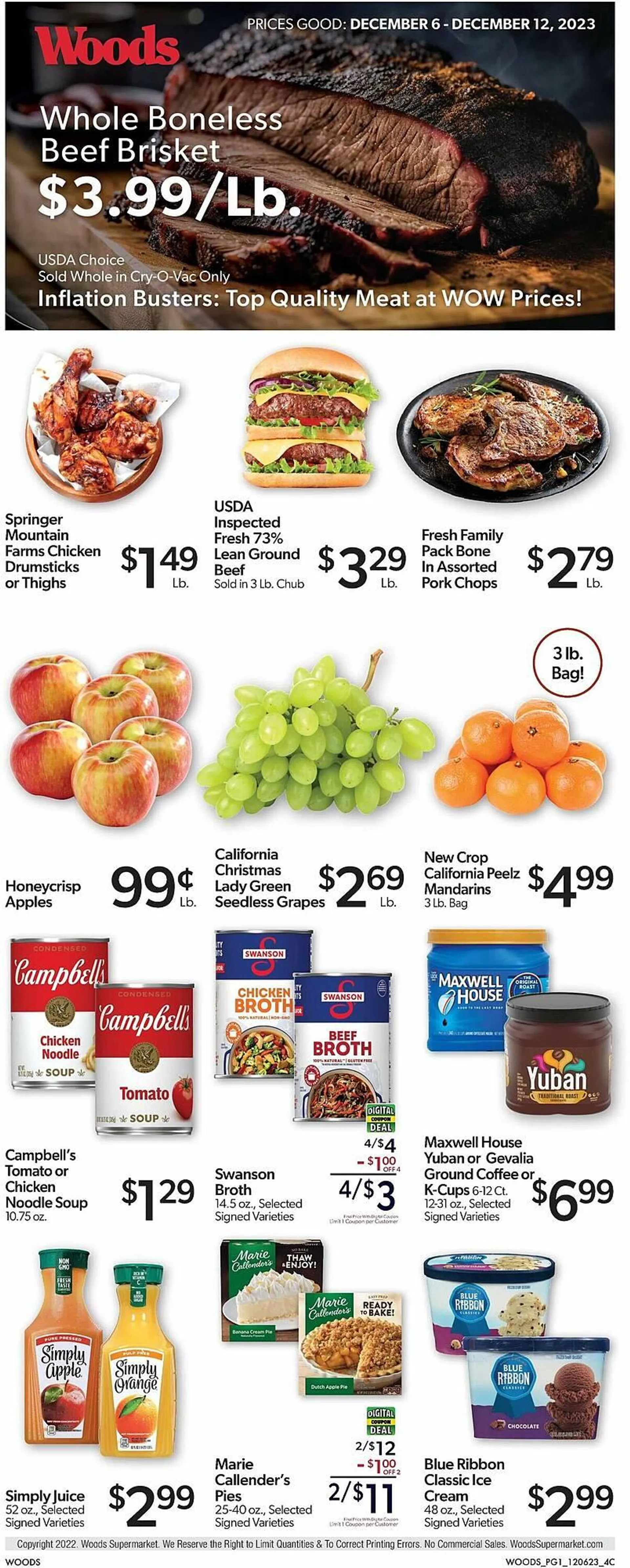 Woods Supermarket Weekly Ad