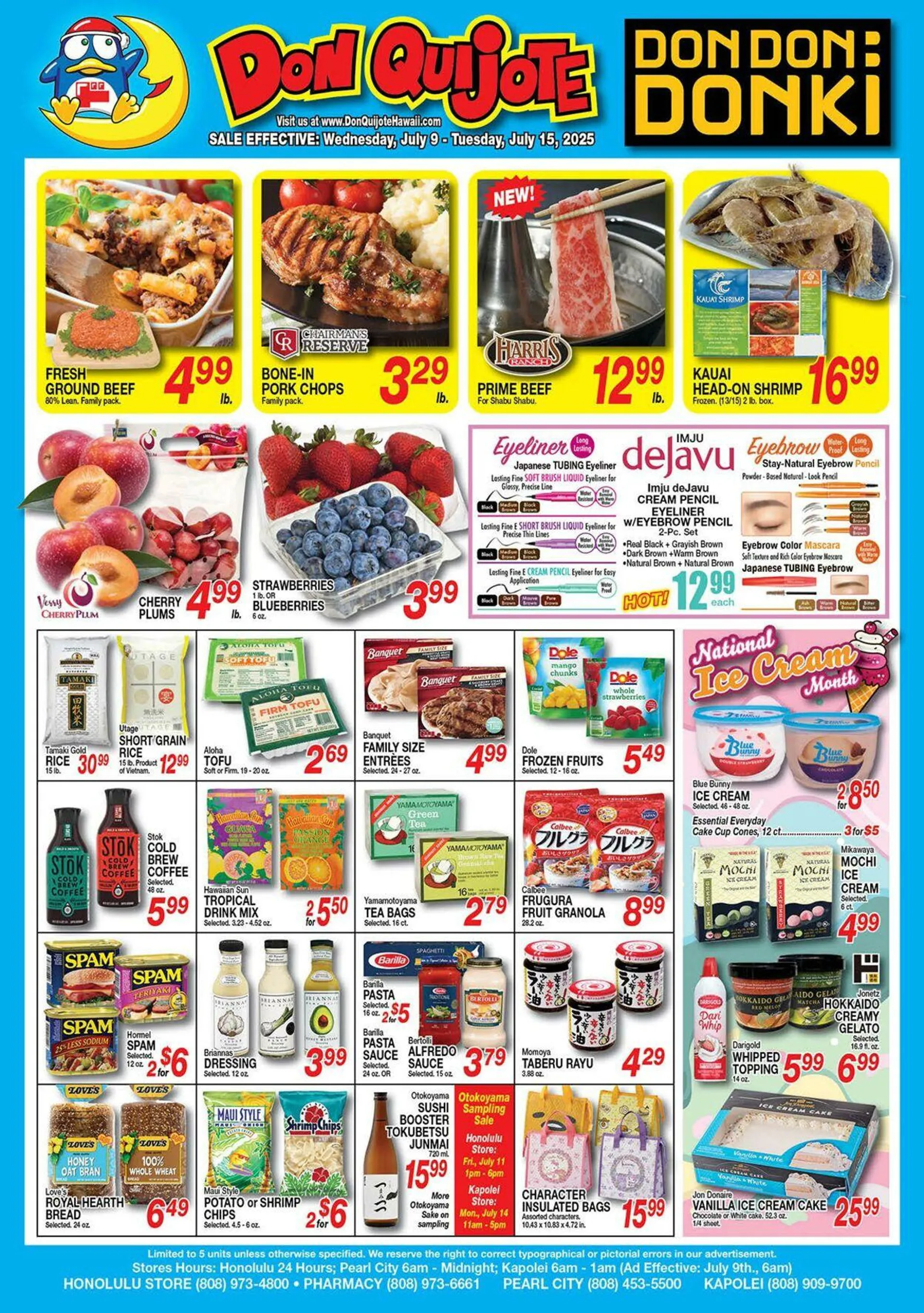 Weekly ad Don Quijote Hawaii from July 9 to July 15 2025 - Page 1