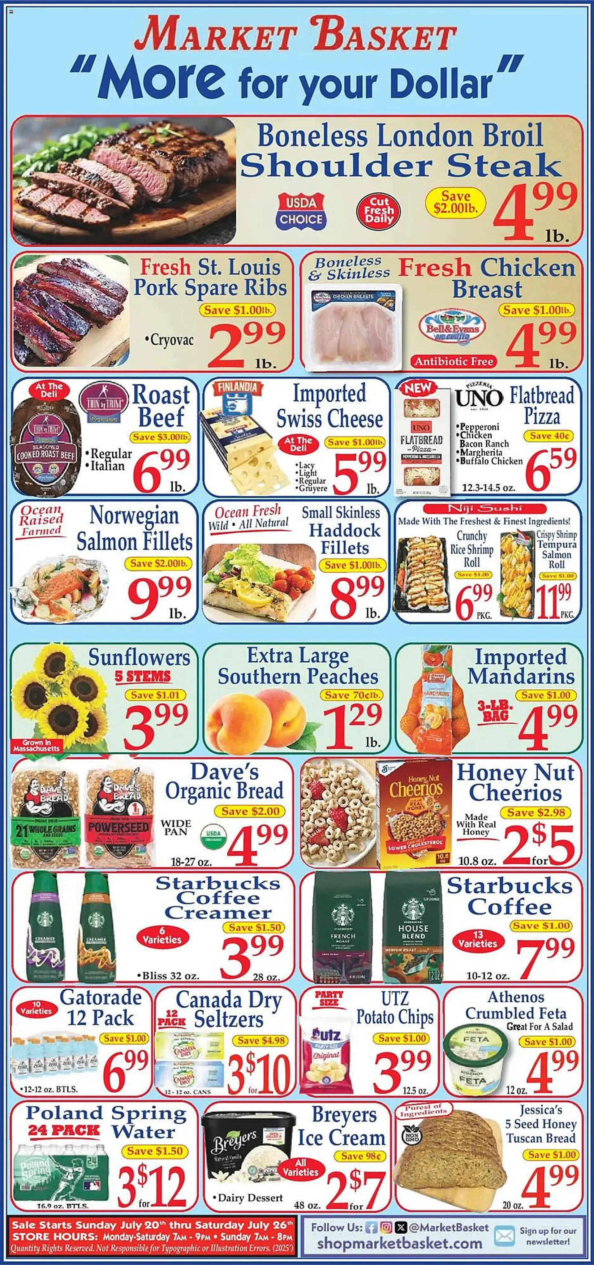 Weekly ad Market Basket Weekly Ad from July 20 to July 27 2025 - Page 1