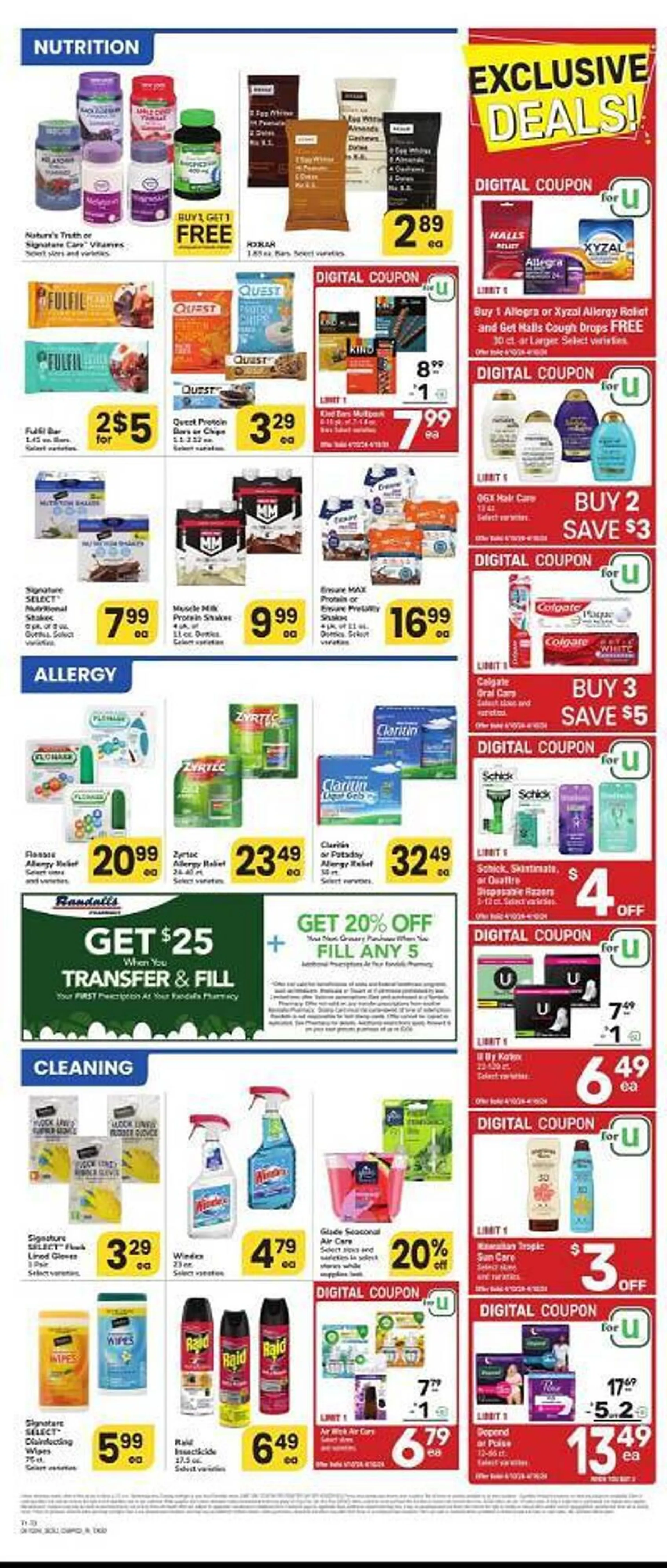 Weekly ad Randalls Weekly Ad from April 10 to April 16 2024 - Page 2