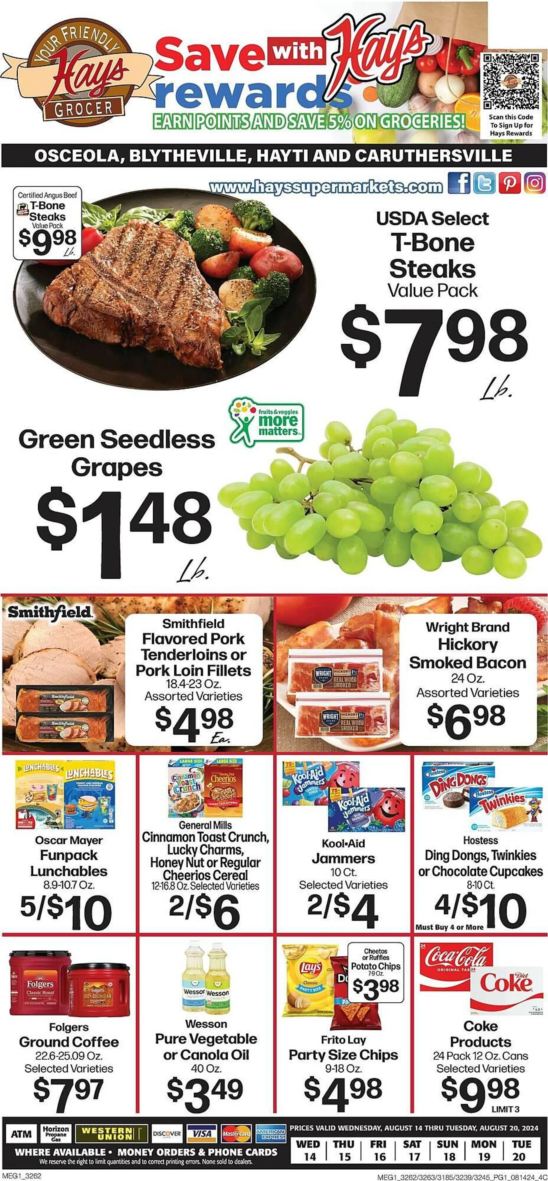 Hays Supermarket Weekly Ad - 1