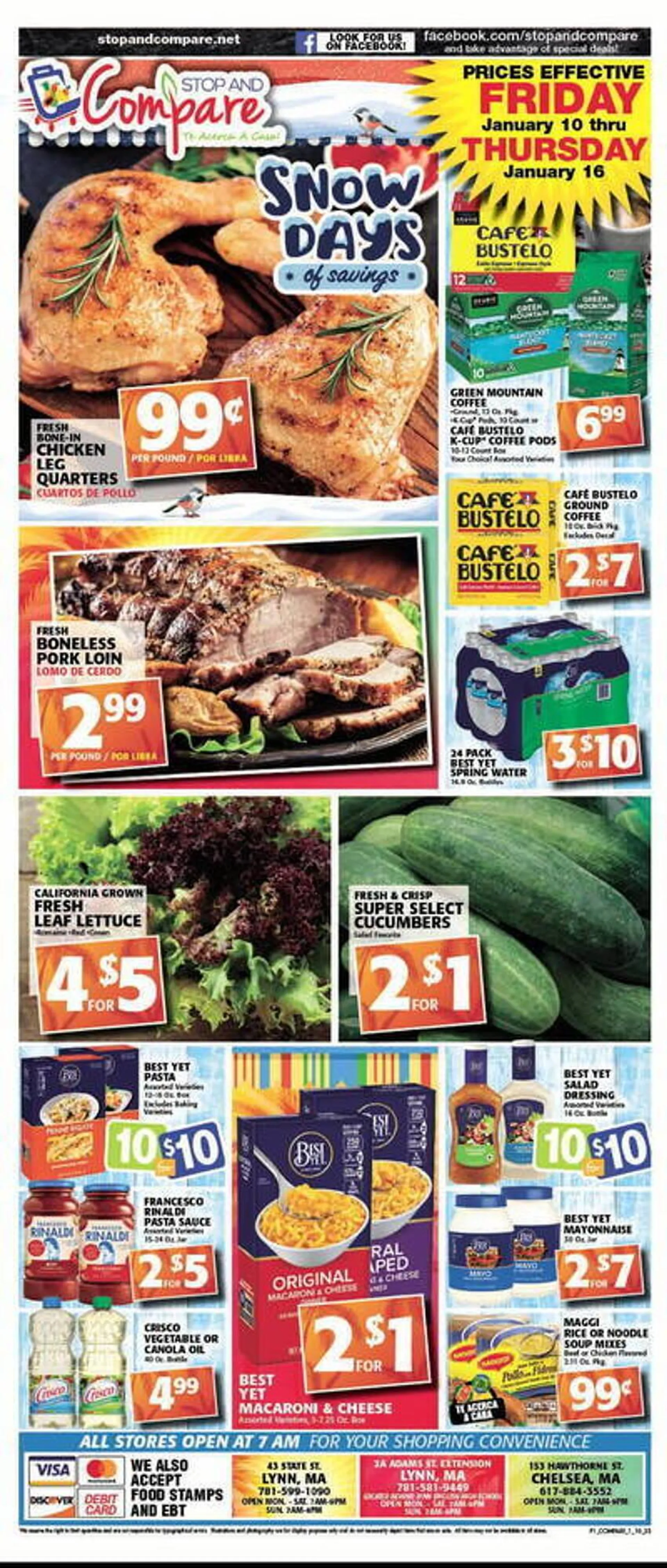 Stop and Compare Markets Weekly Ad - 1