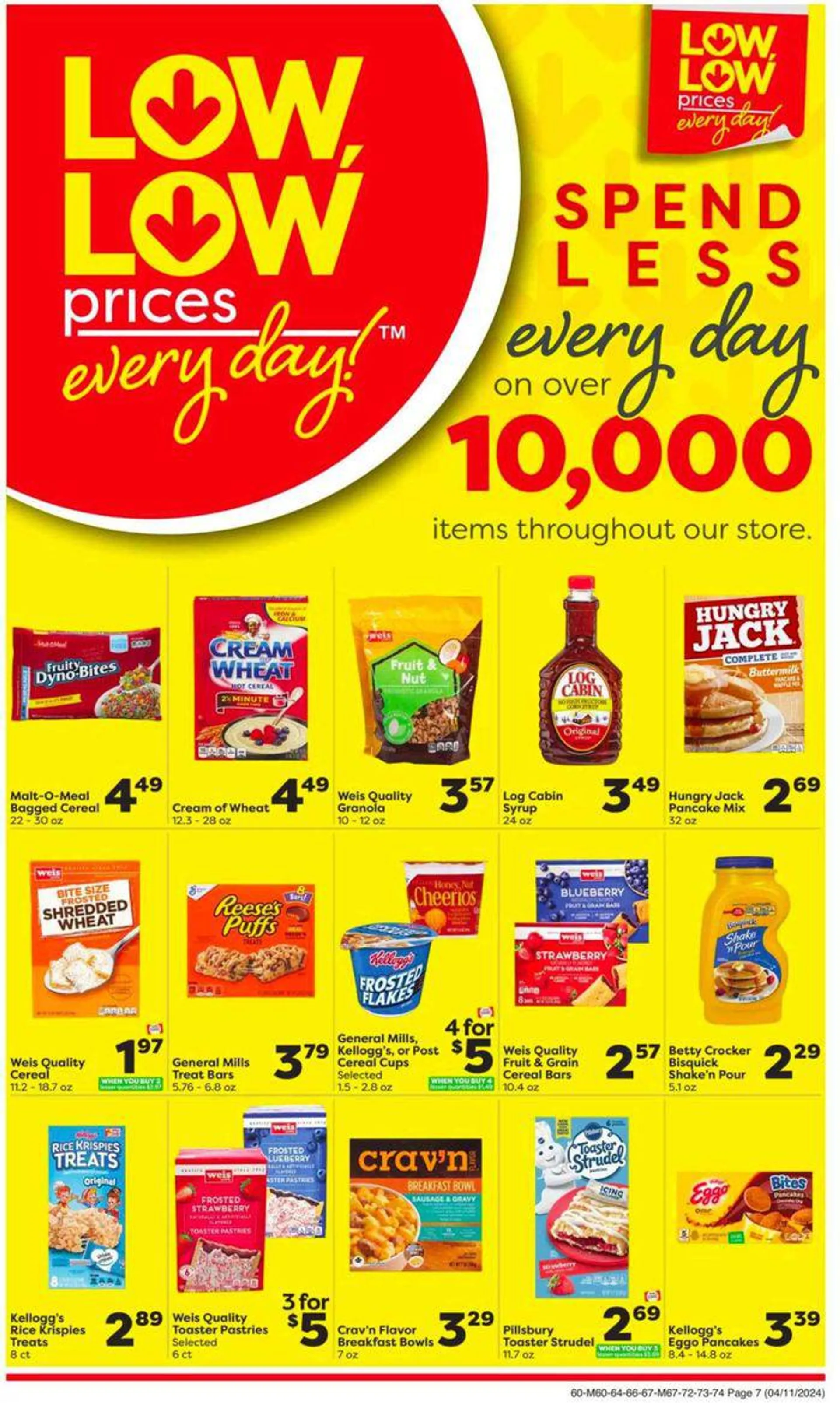 Weekly ad Weis Spring Rewards from April 12 to April 17 2024 - Page 7