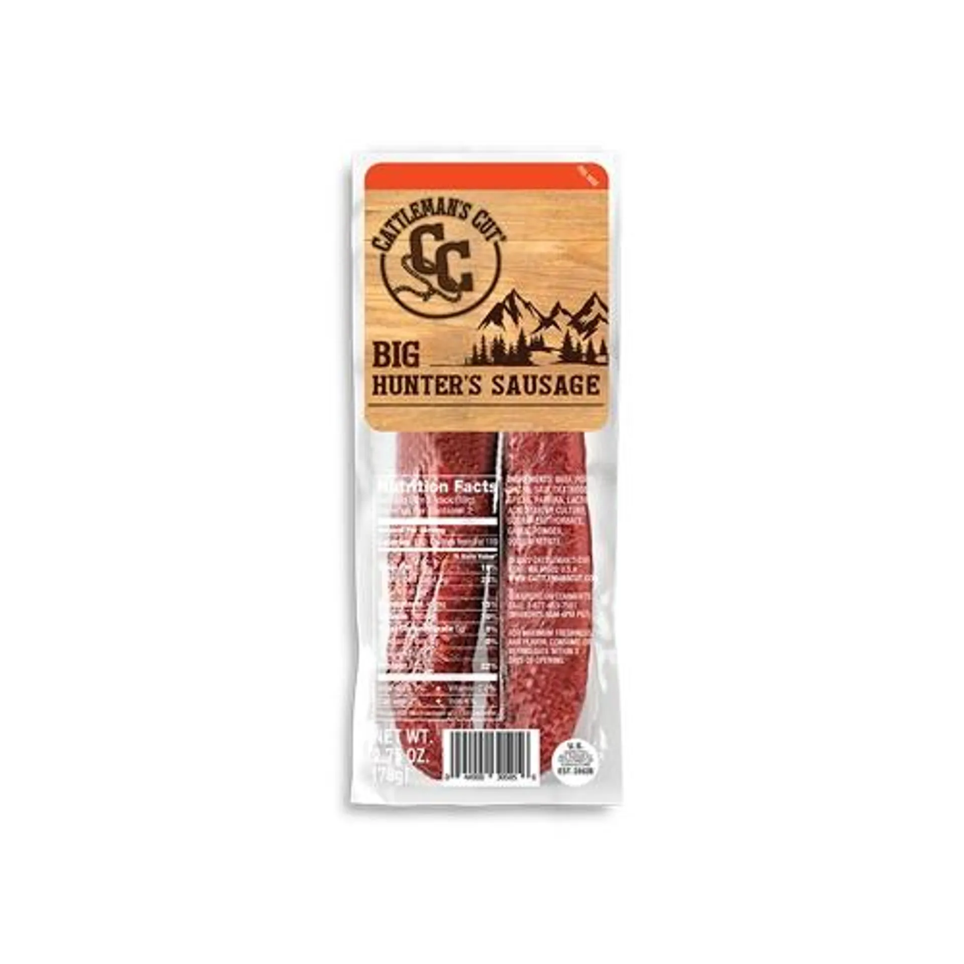 Cattleman's Cut Big Hunter's Sausage, 2.75oz