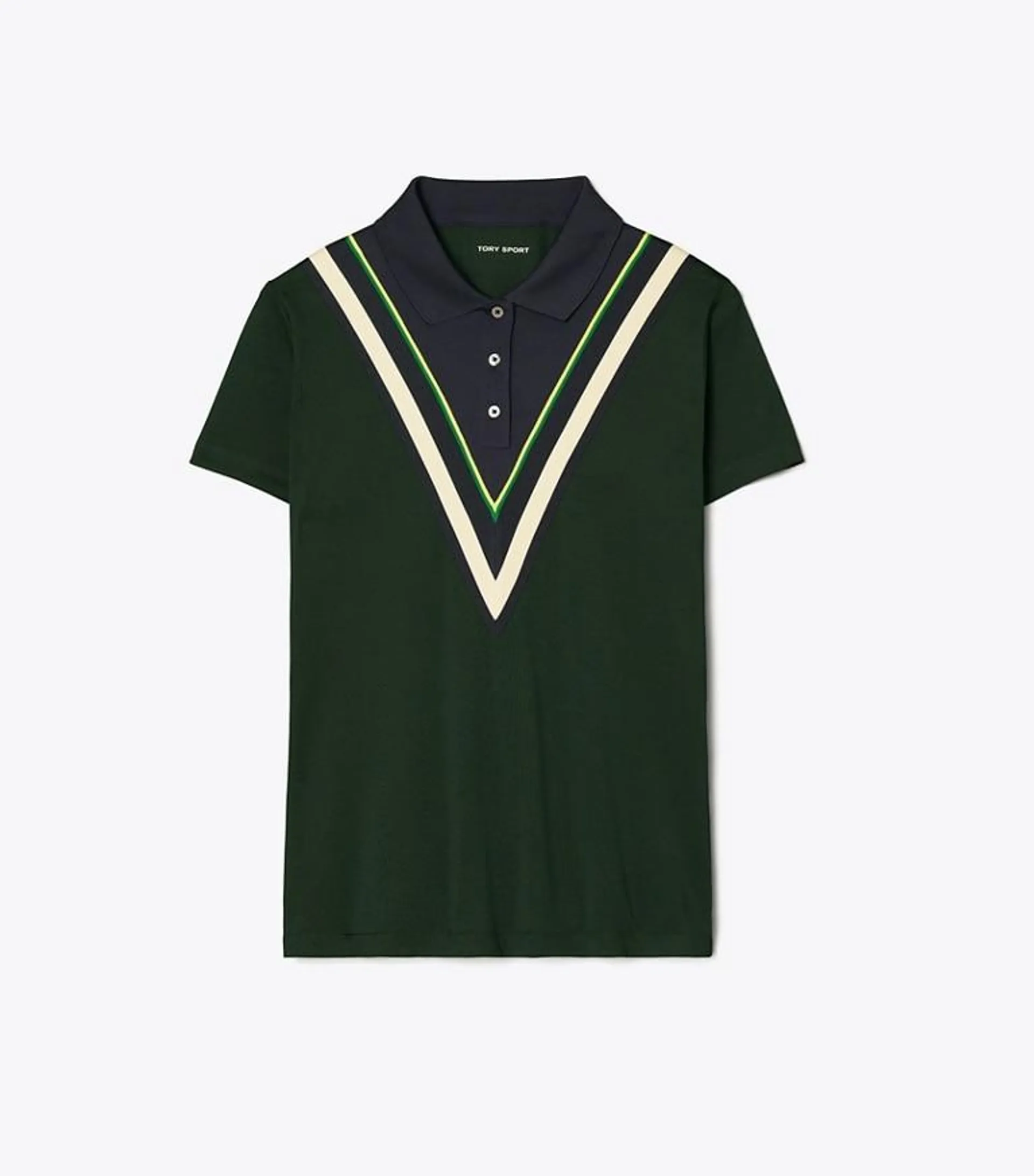 TECH PIQUÉ CHEVRON POLO