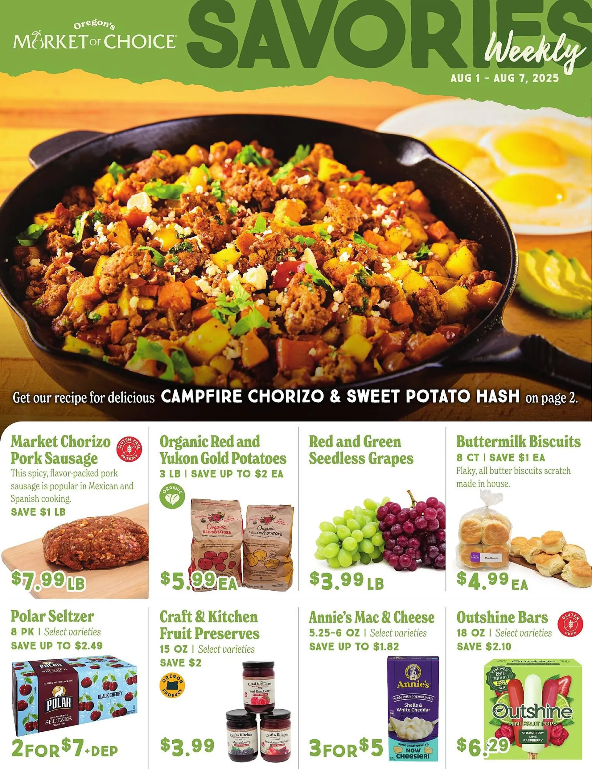 Weekly ad Market of Choice ad from August 1 to August 7 2025 - Page 1