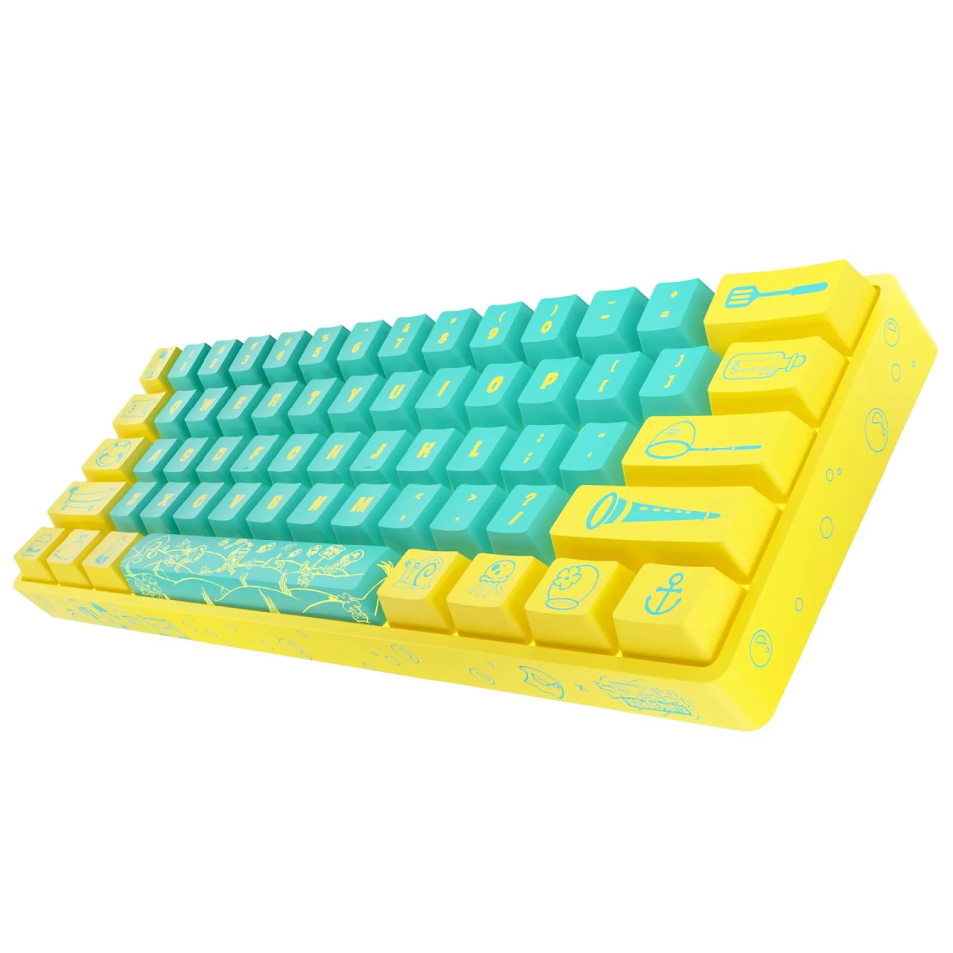 SpongeBob X Ghost K1 Pro Wireless Mechanical Keyboard