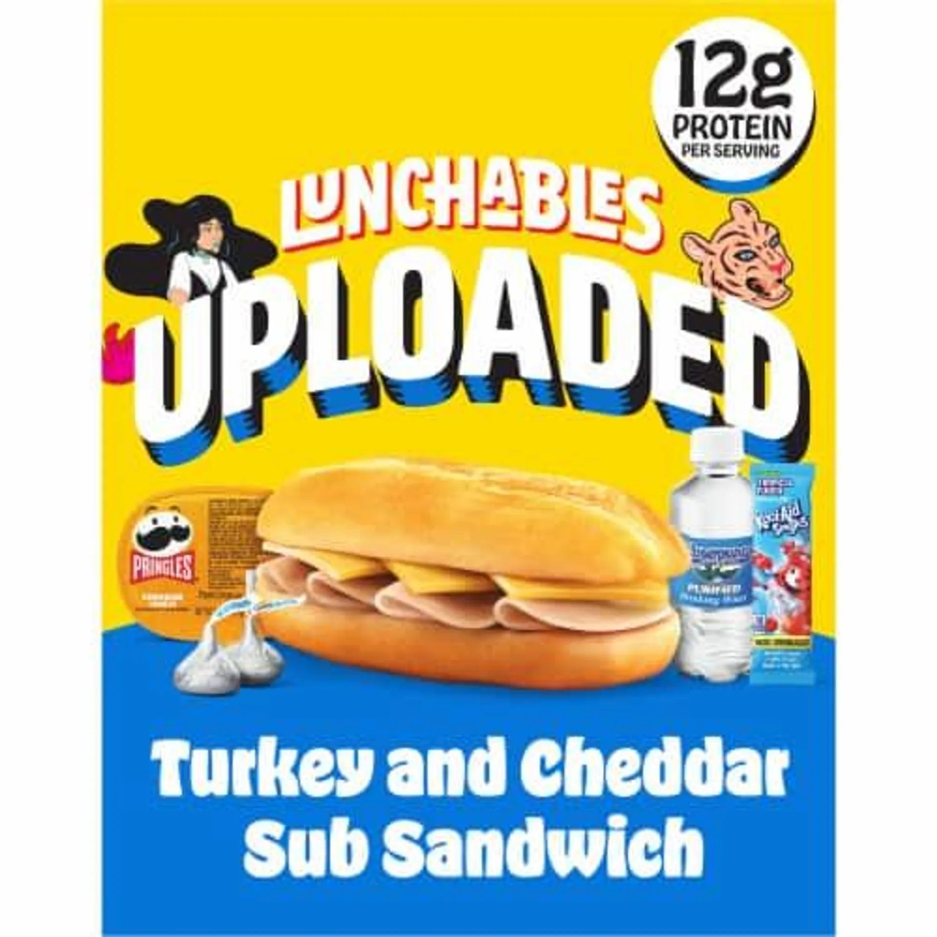 Lunchables Uploaded Turkey & Cheddar Sub Sandwich Kids Lunch Meal Kit