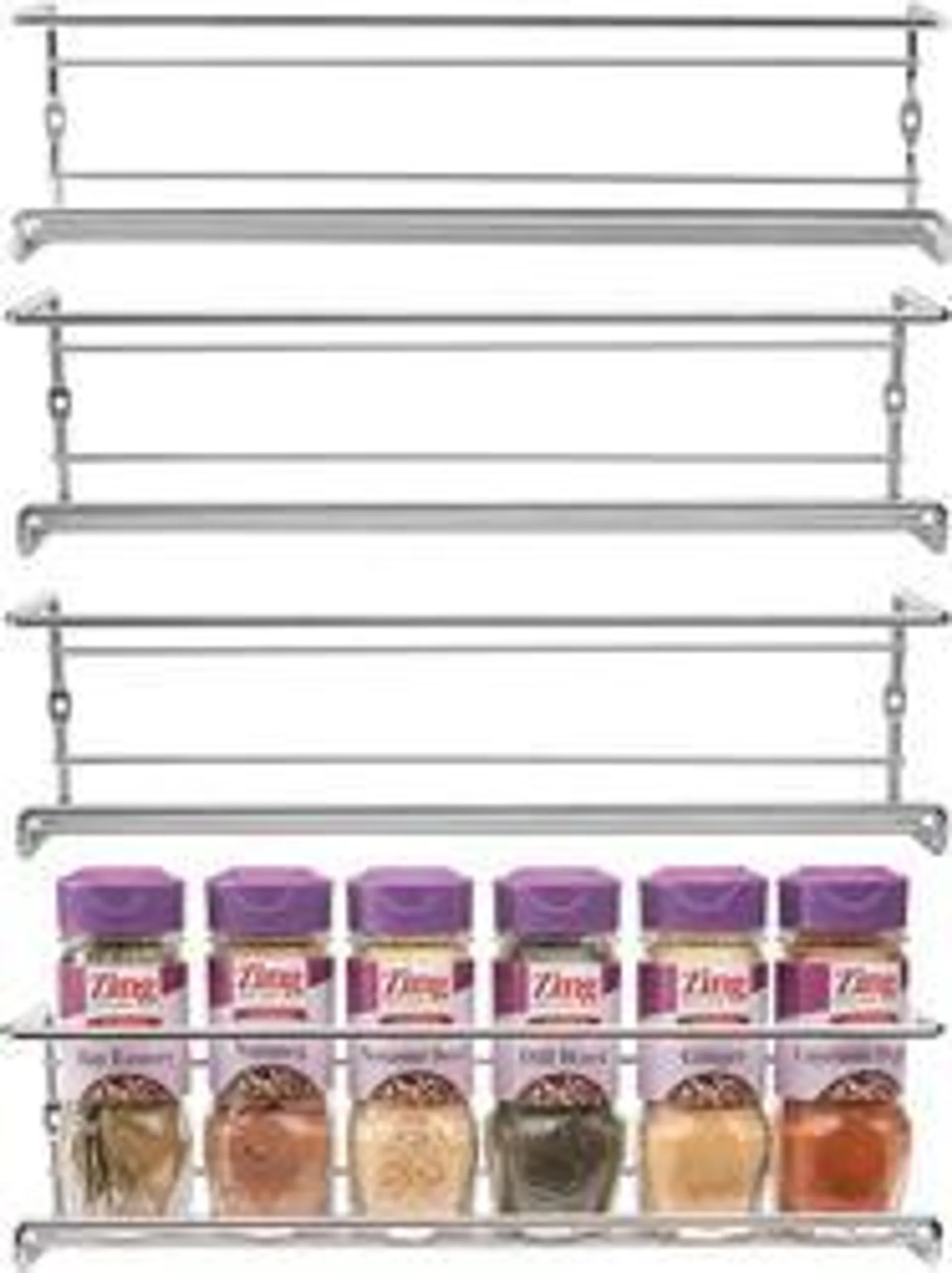 Mindspace Wall Mount Spice Rack - 4 Pack