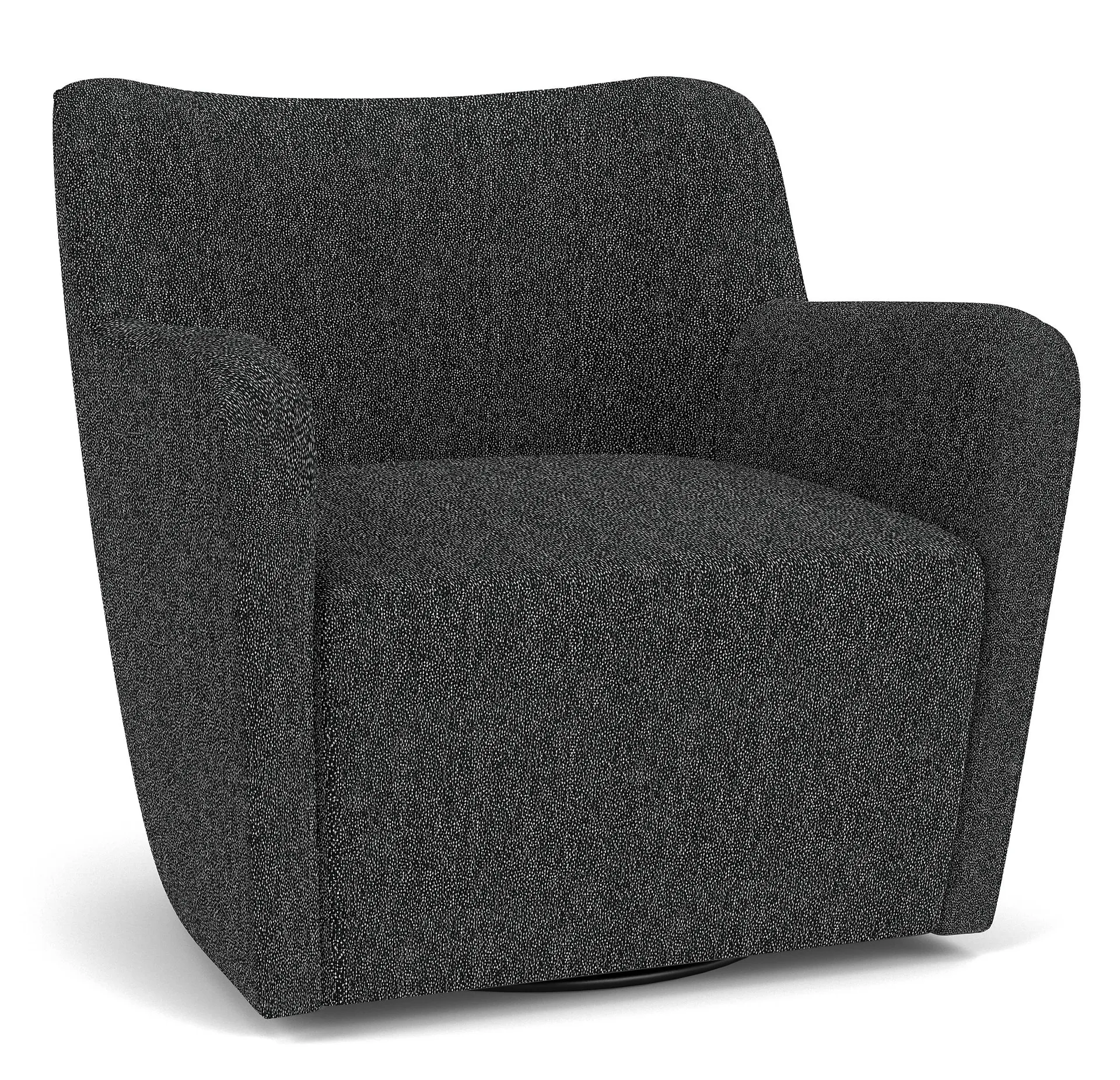 Lily Swivel Chair in Britten Ebony