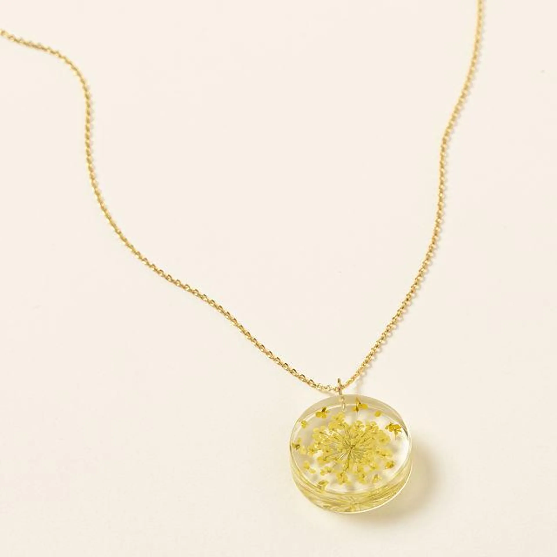 Ray of Sunshine Flower Necklace