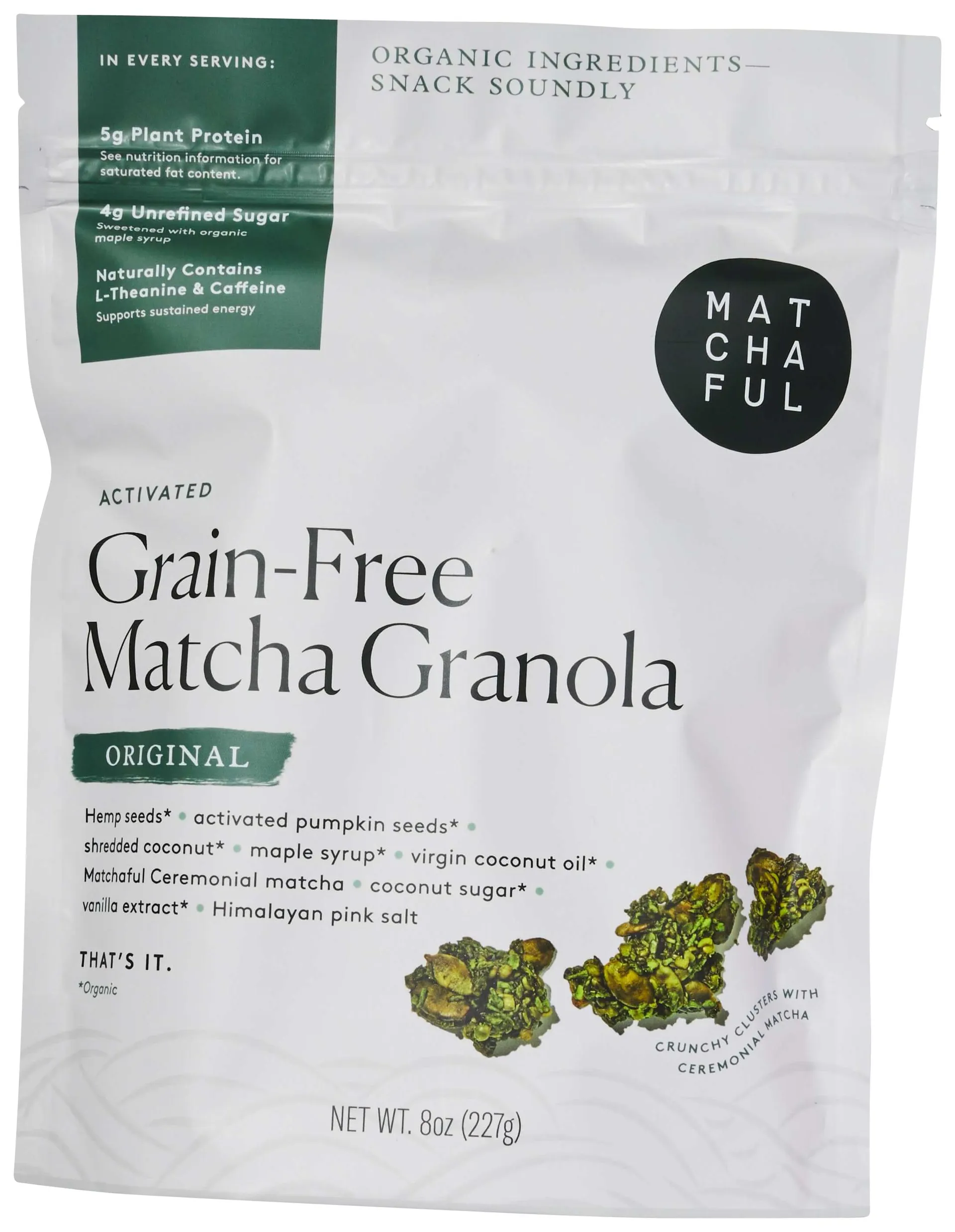 Granola Grain Free Matcha Activated Original