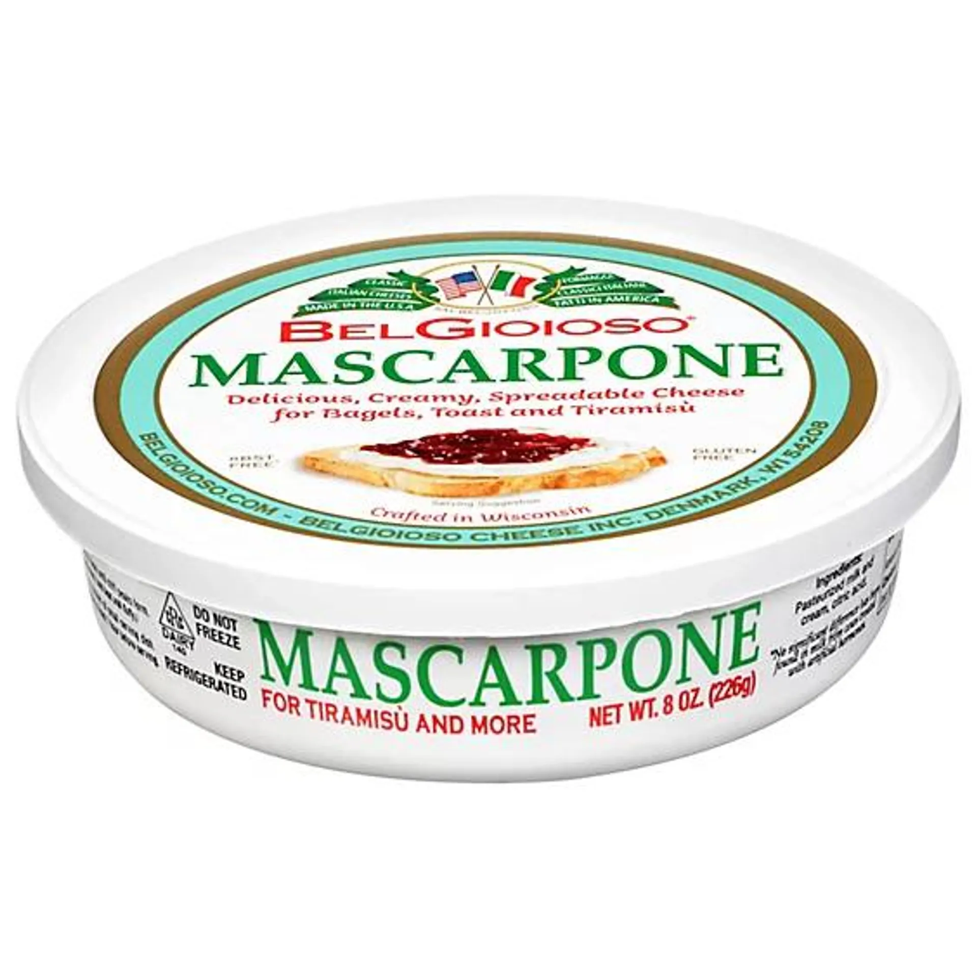 BelGioioso Mascarpone Cheese Spreadable - 8 Oz