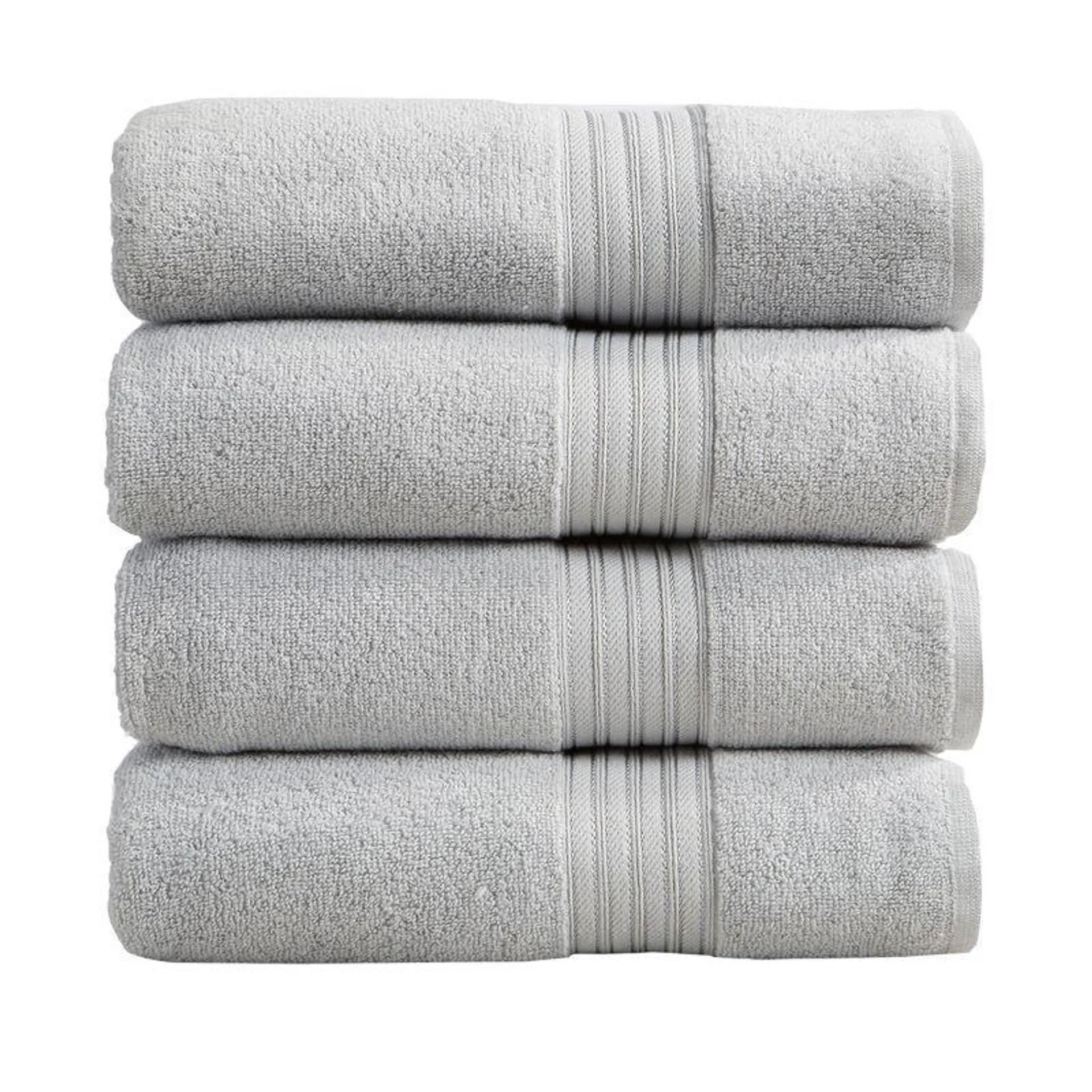 100% Cotton Solid Color Quick Dry Bath Towel Set