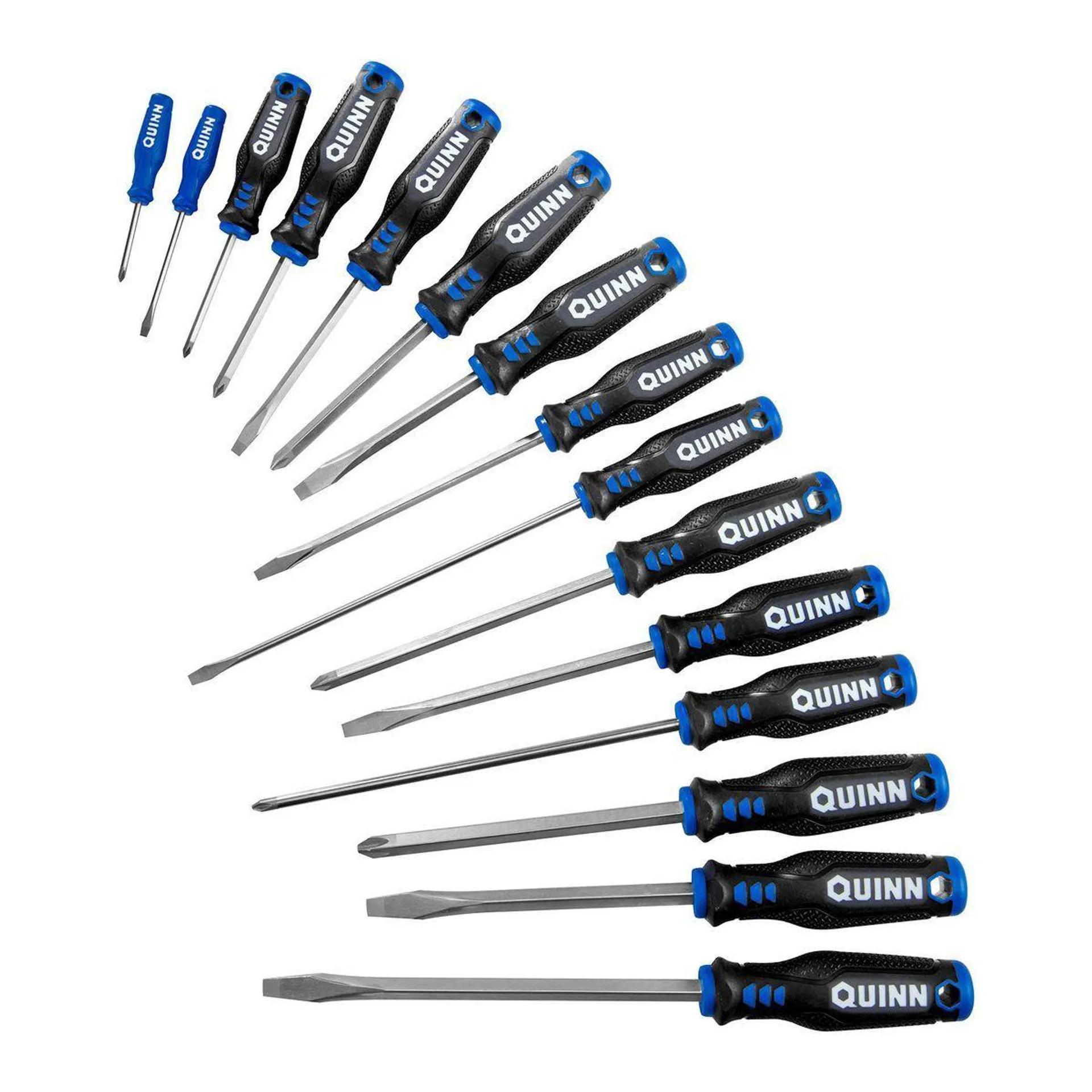 QUINN Premium Screwdriver Set, 15 Piece