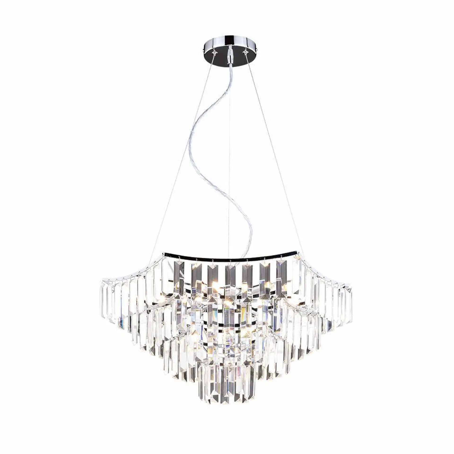 Patriot Lighting® Lucida Chrome 8-Light Pendant