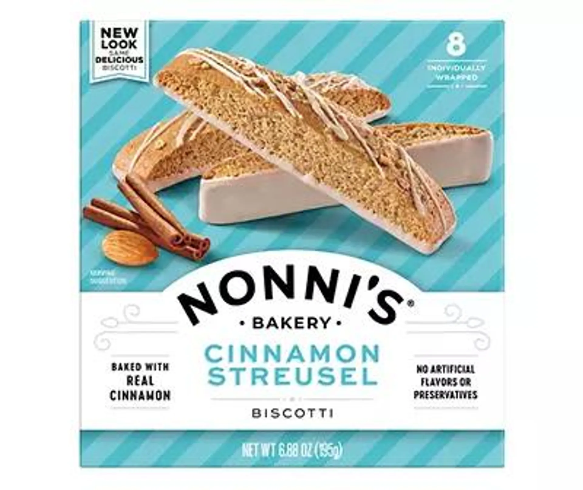 Cinnamon Streusel Biscotti, 8-Count