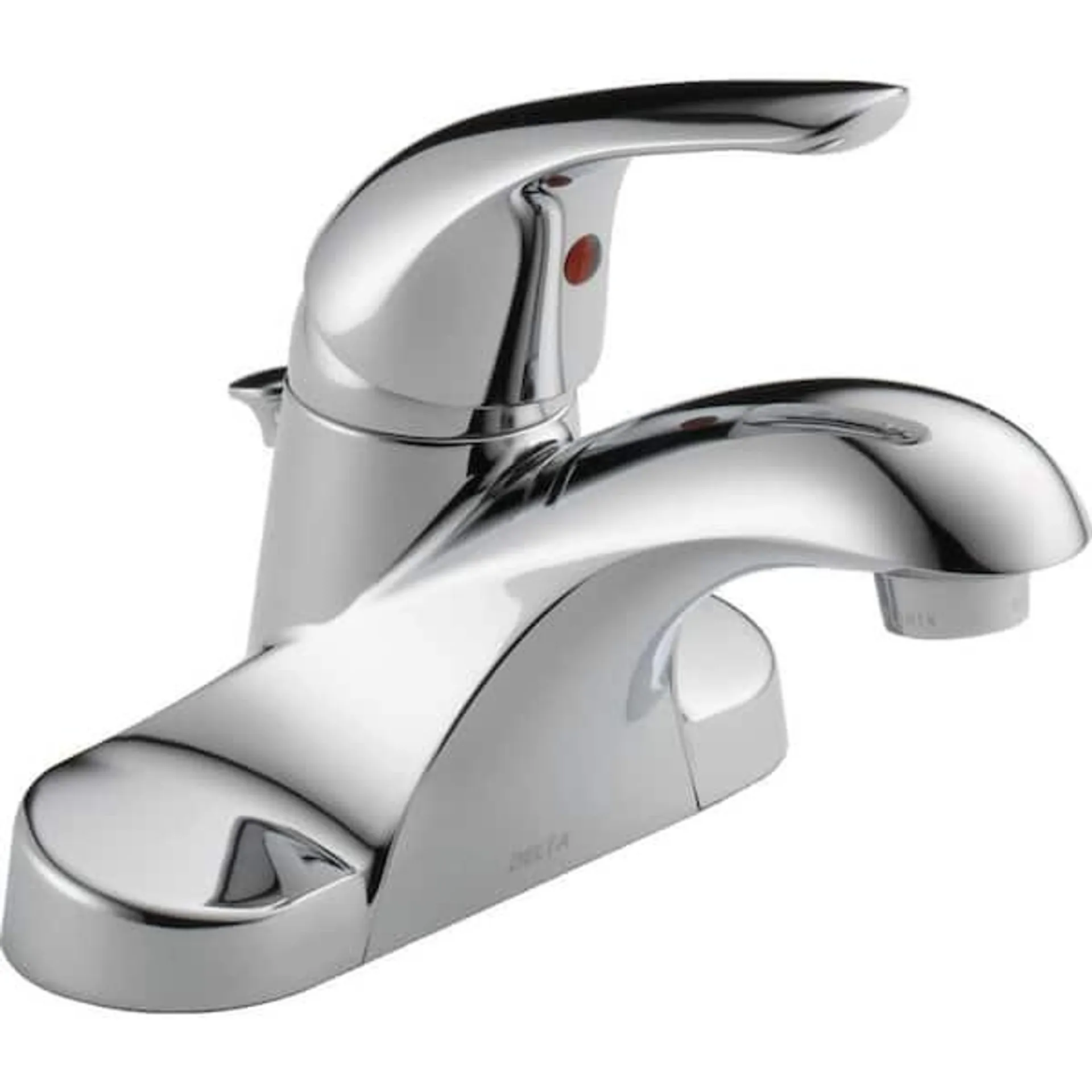 Foundations 4 in. Centerset Single Handle Bathroom Faucet in Polished Chrome