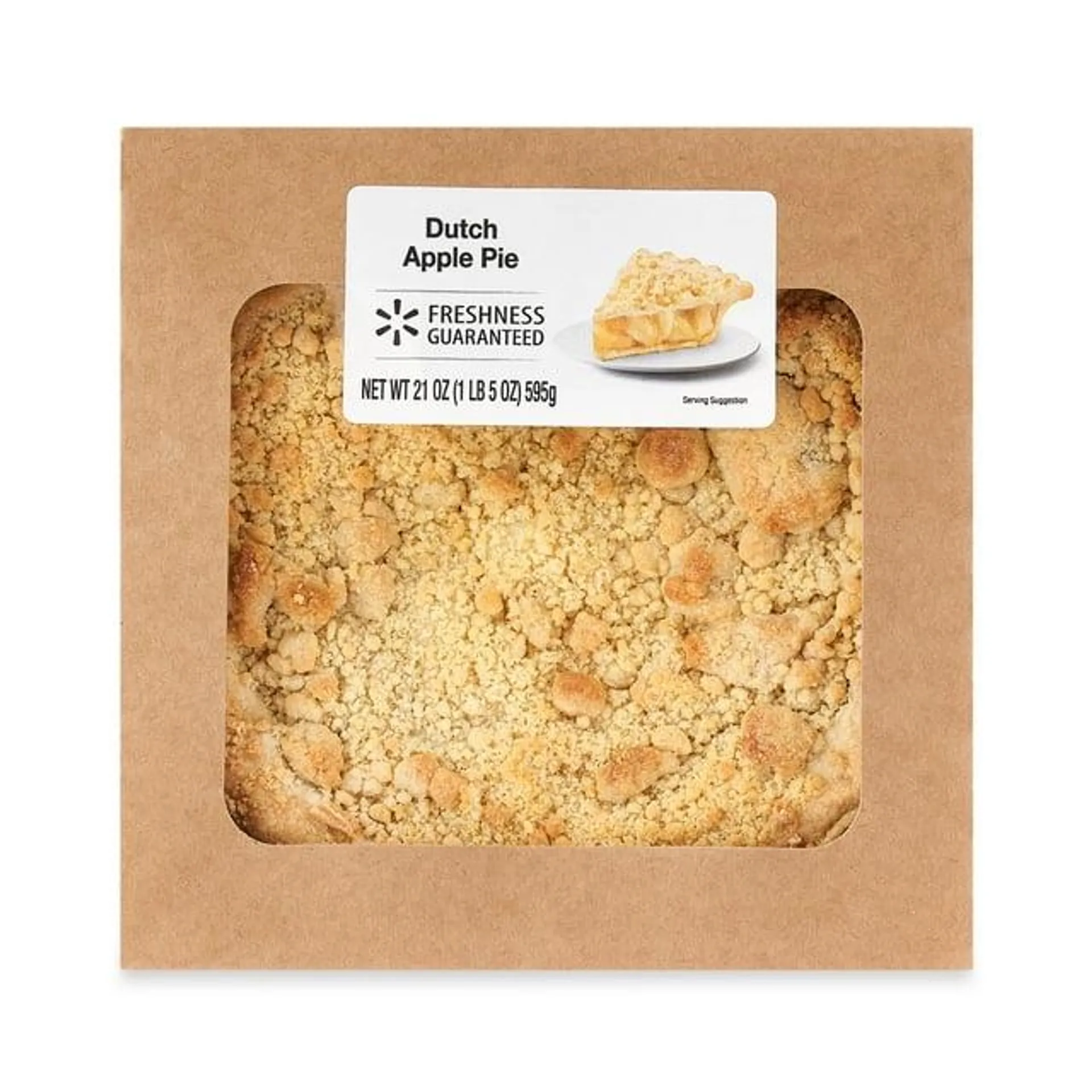 Freshness Guaranteed 8" Dutch Apple Pie, Baked, 21 oz Paperboard Box